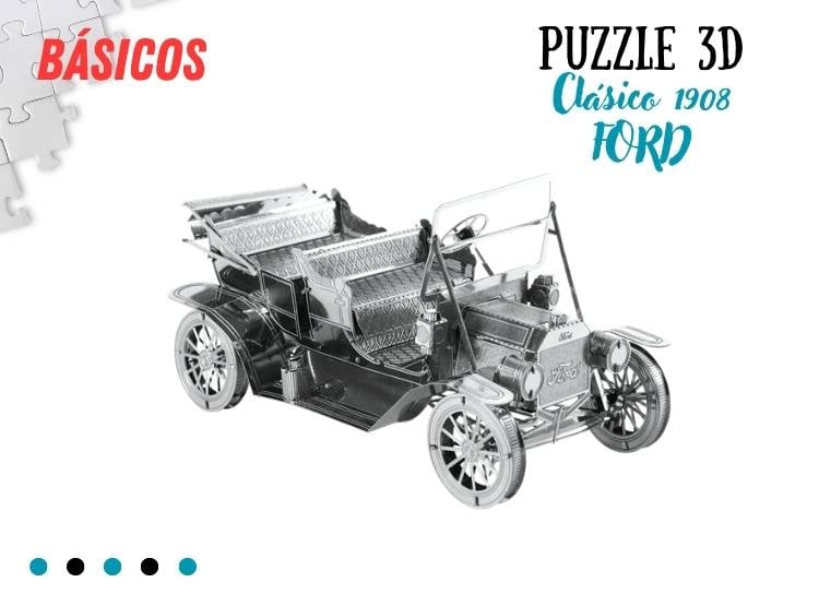 ROMPECABEZAS ARMABLE 3D FORD 1908 PARA NIÑOS Y ADULTOS - 1