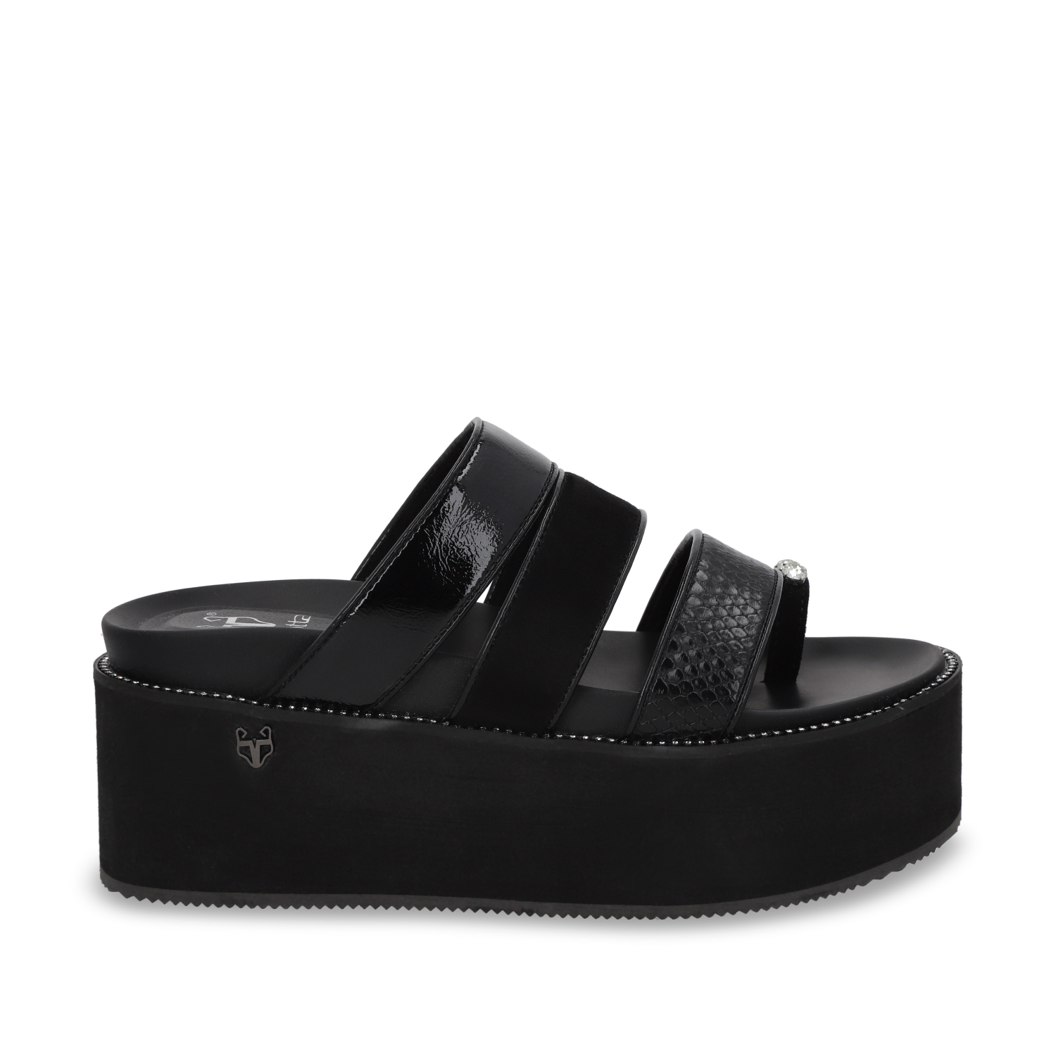 SANDALIA NEGRA MUJER 15662 GOTTA - 1