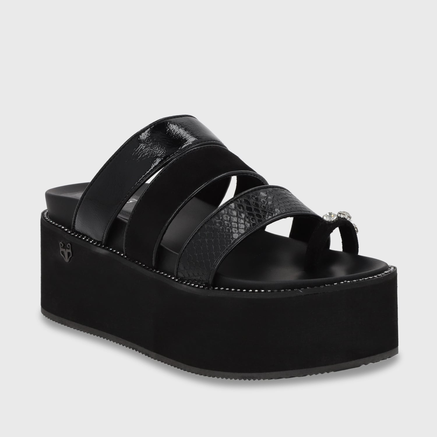 SANDALIA NEGRA MUJER 15662 GOTTA - 3