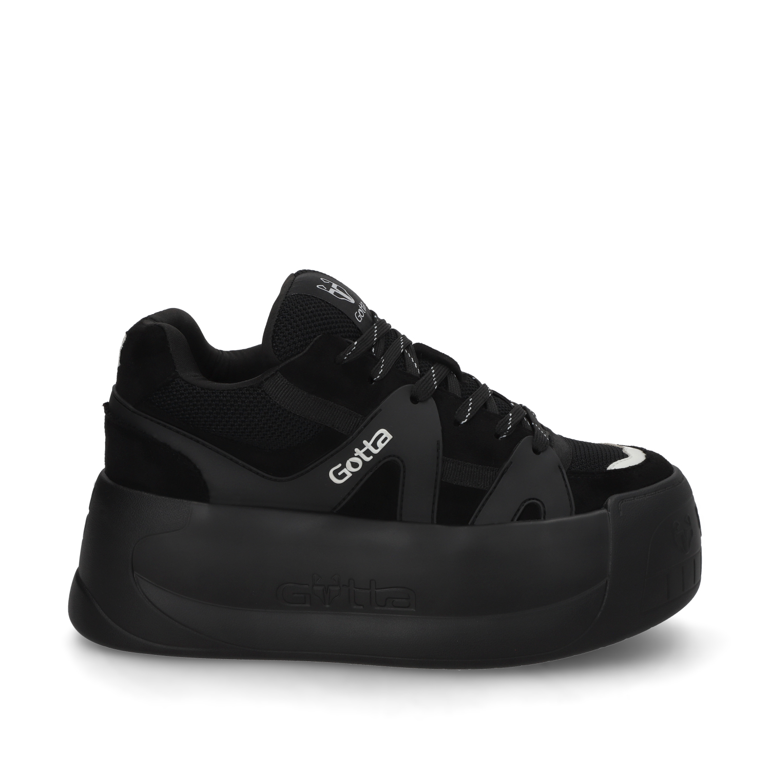 ZAPATILLA NEGRA MUJER C7324 GOTTA - 1