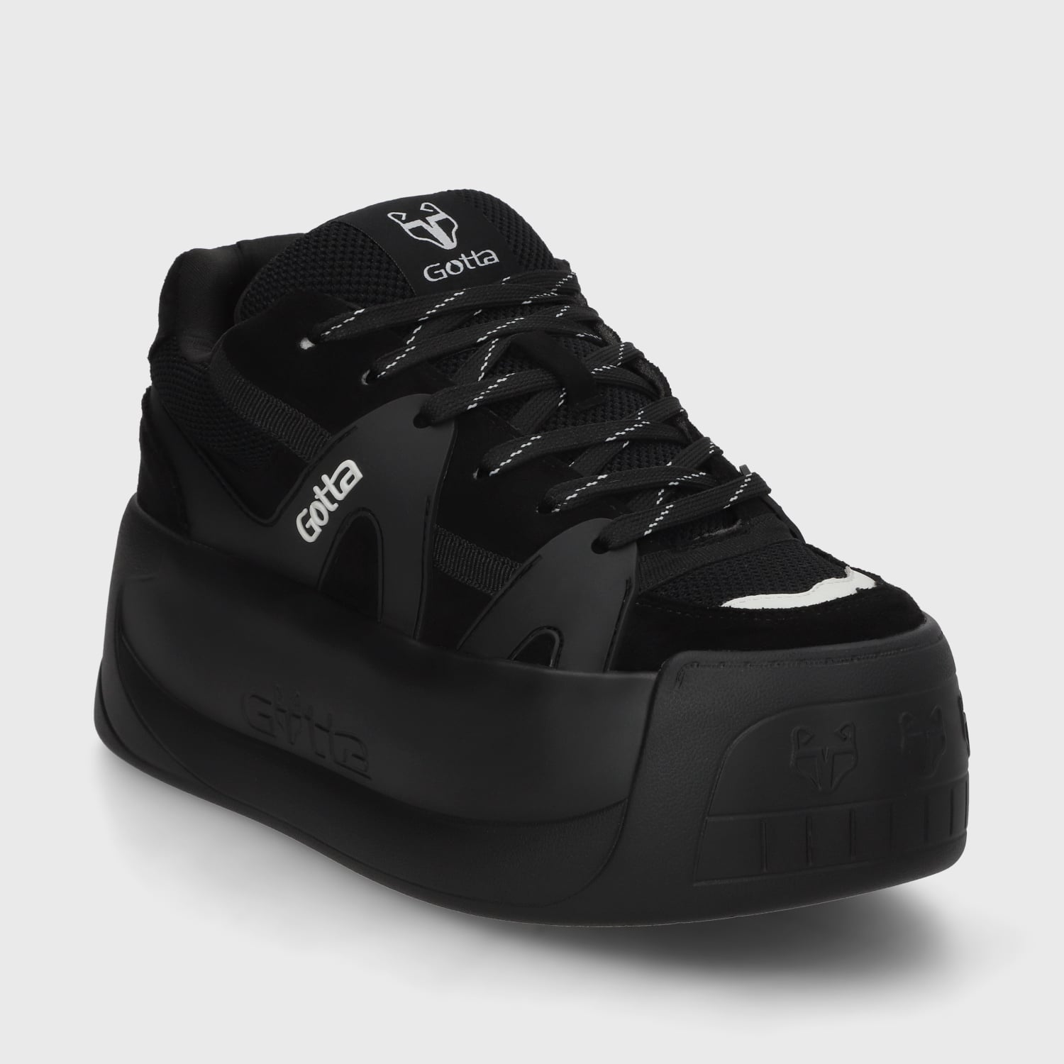 ZAPATILLA NEGRA MUJER C7324 GOTTA - 2
