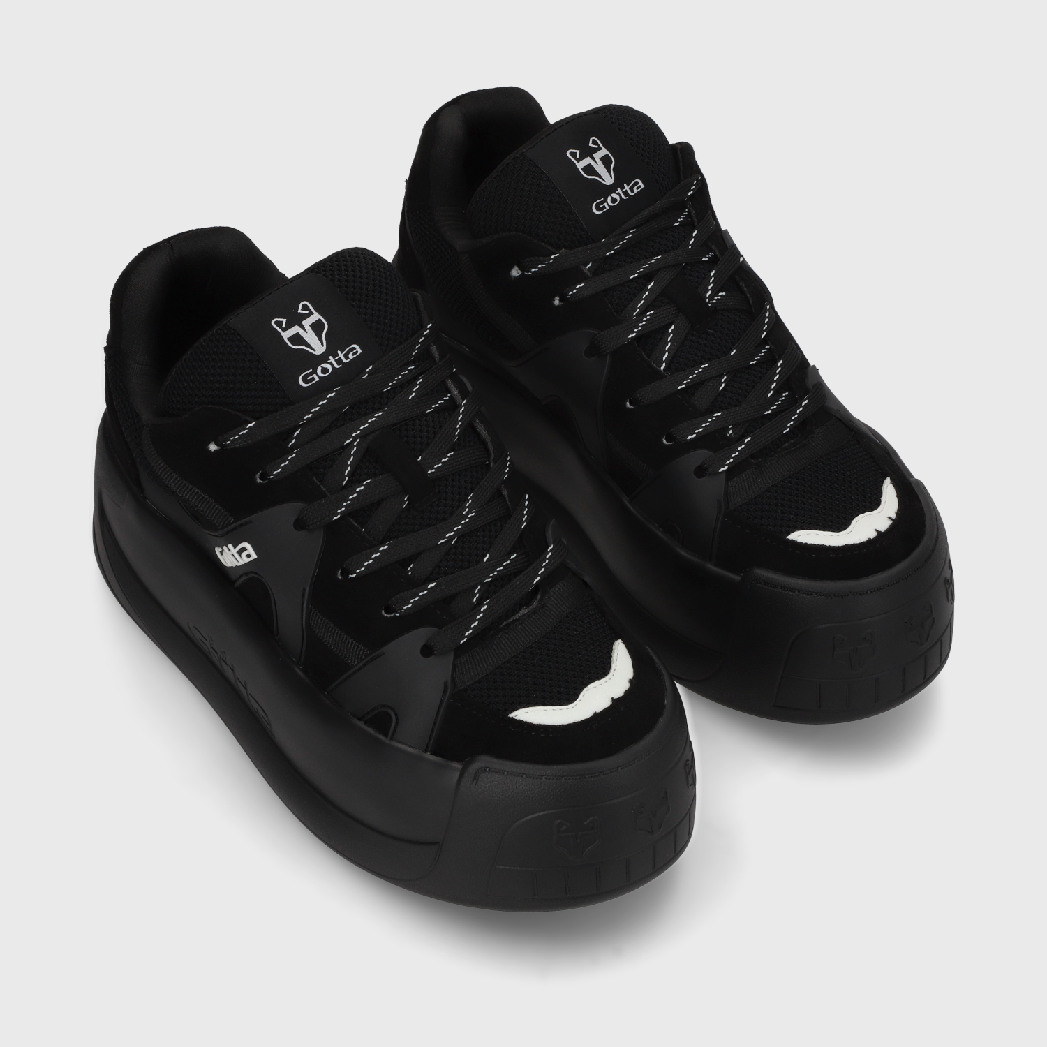 ZAPATILLA NEGRA MUJER C7324 GOTTA - 3