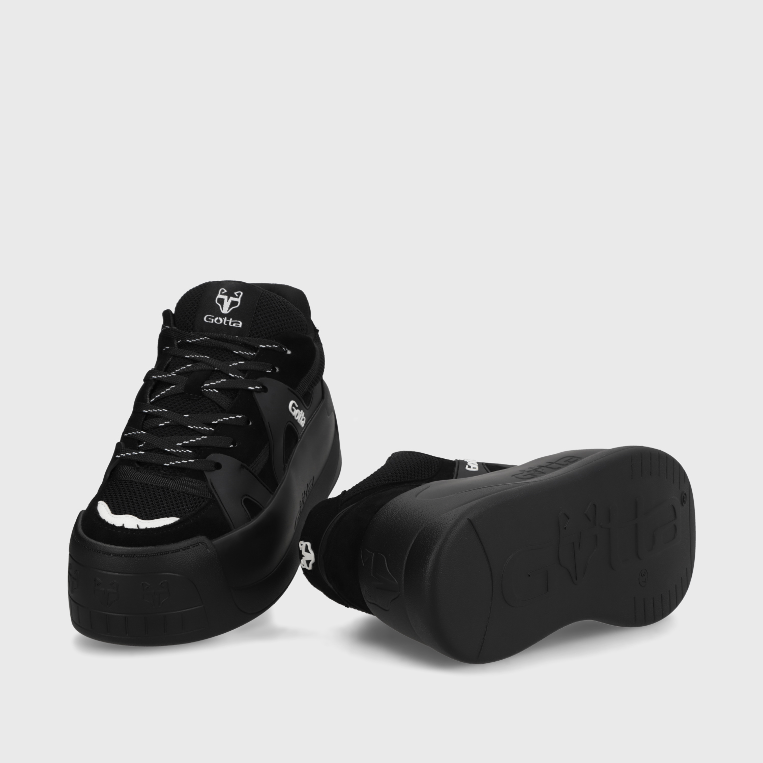 ZAPATILLA NEGRA MUJER C7324 GOTTA - 7