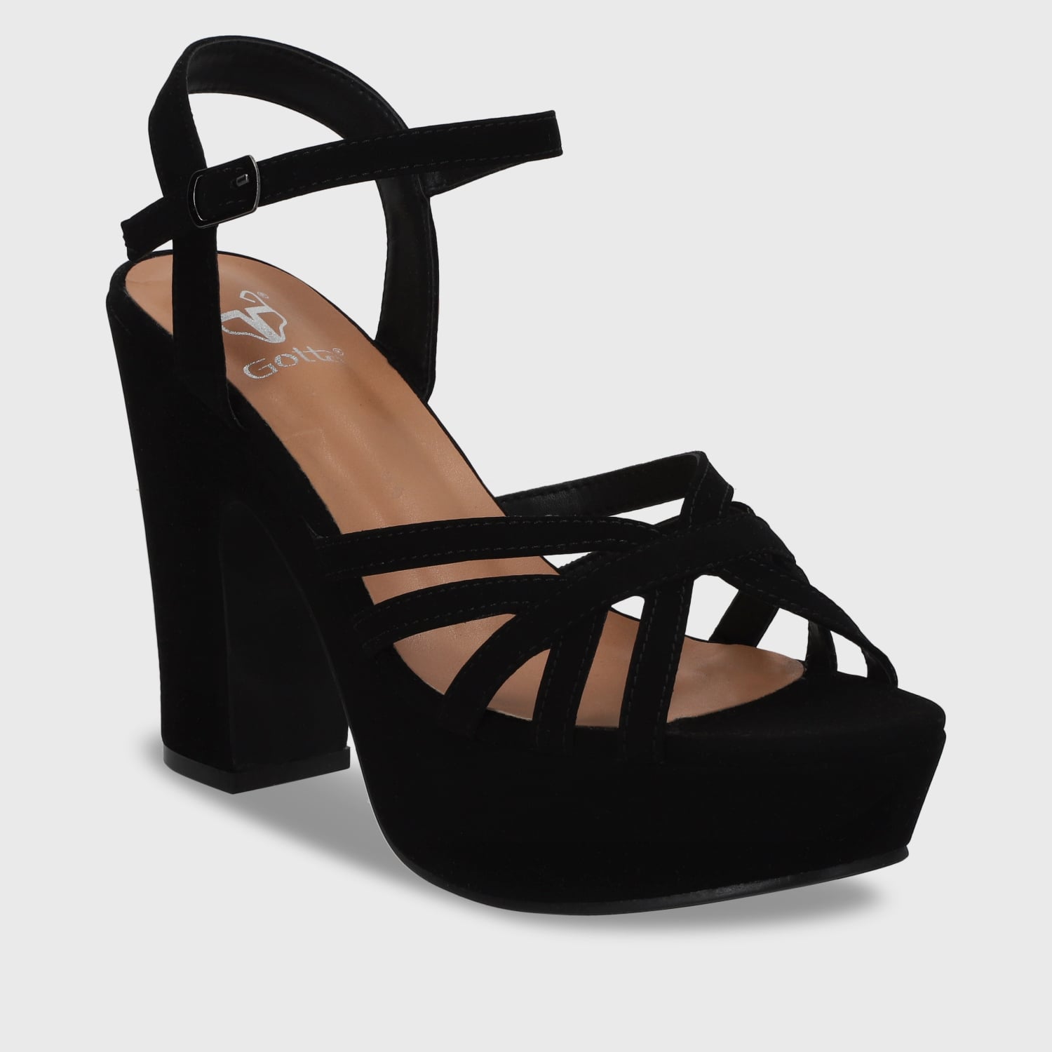 SANDALIAS MUJER GOTTA NEGRO TACO 86131 - 2