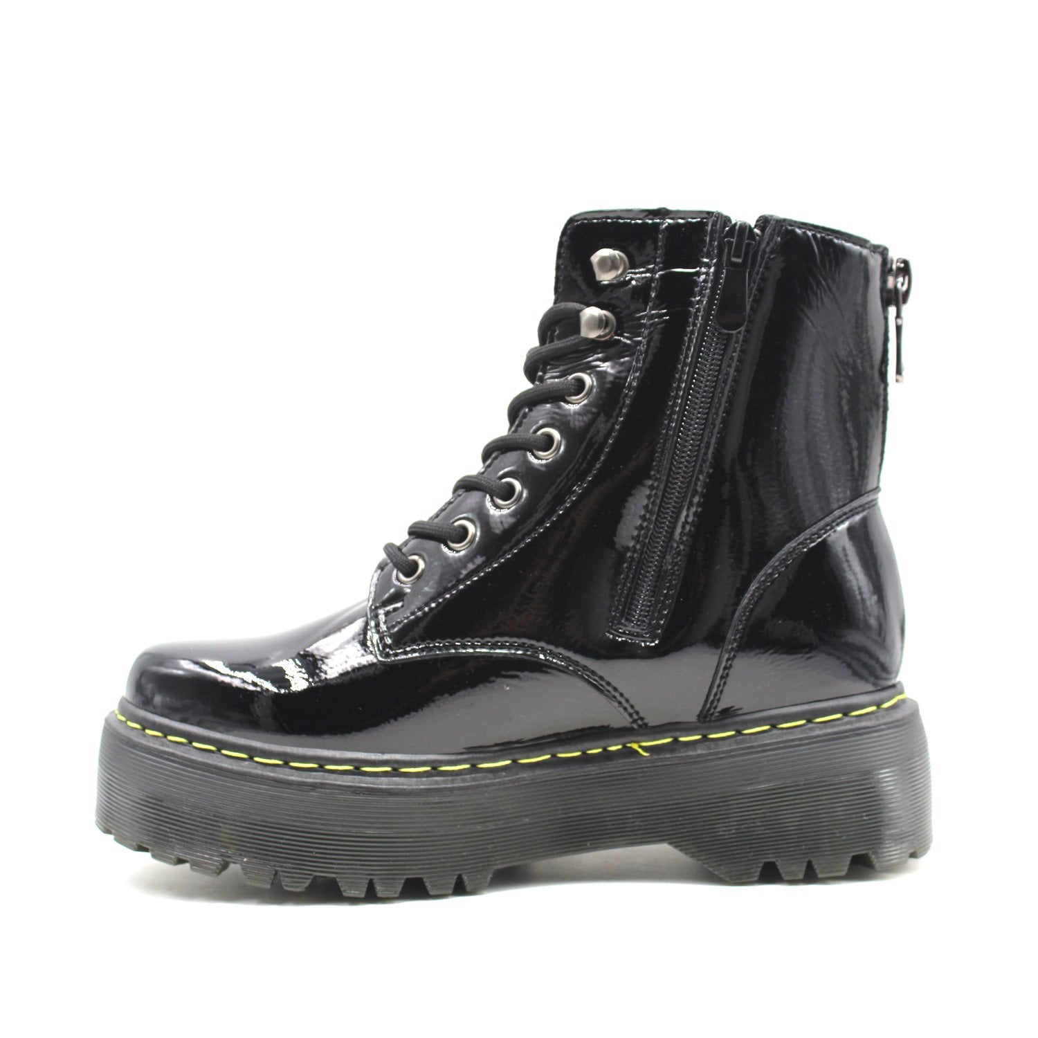 BOTINES MUJER GOTTA NEGRO BORCEGO C5911 - 4