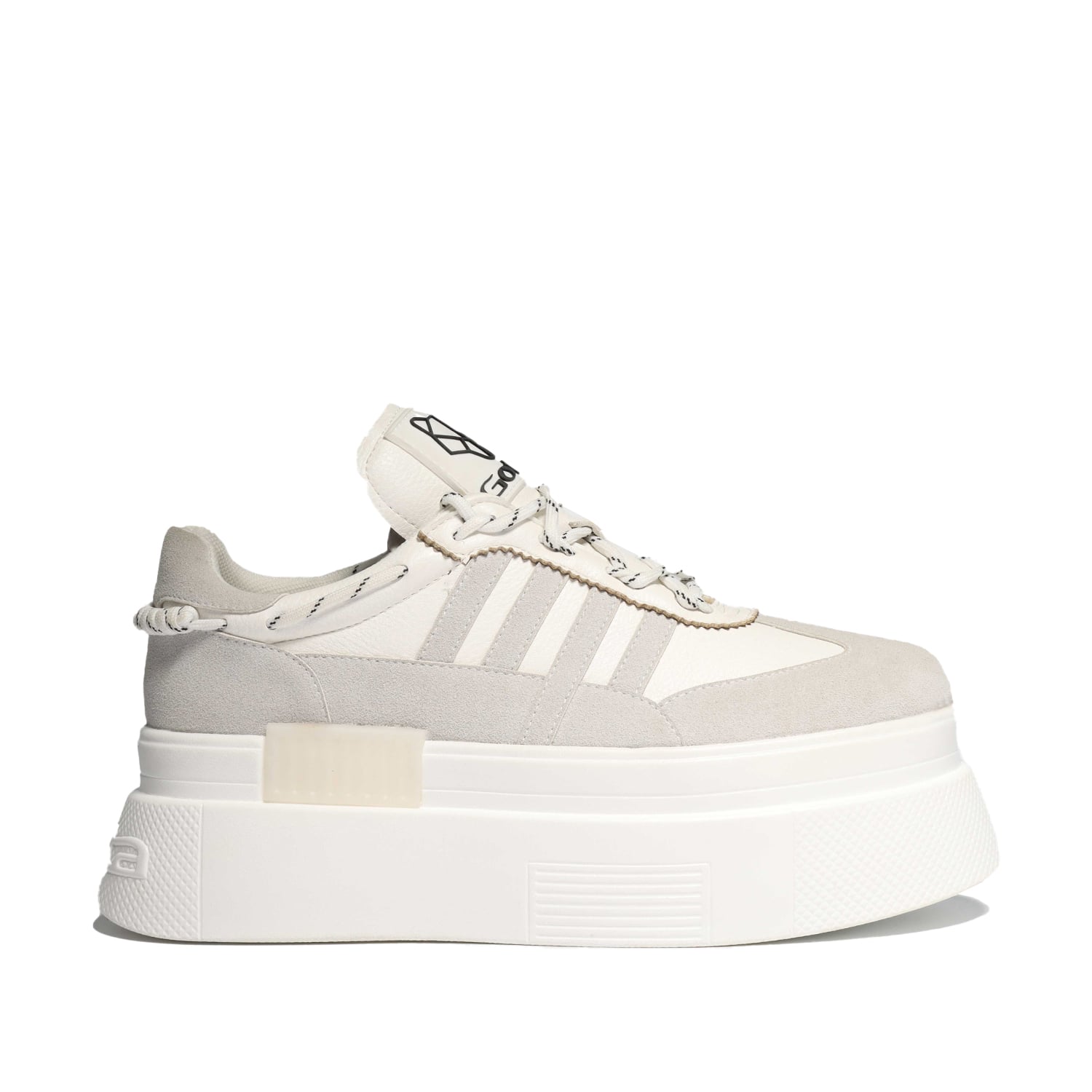 ZAPATILLA PLATAFORMA BLANCA MUJER 13412 - 1