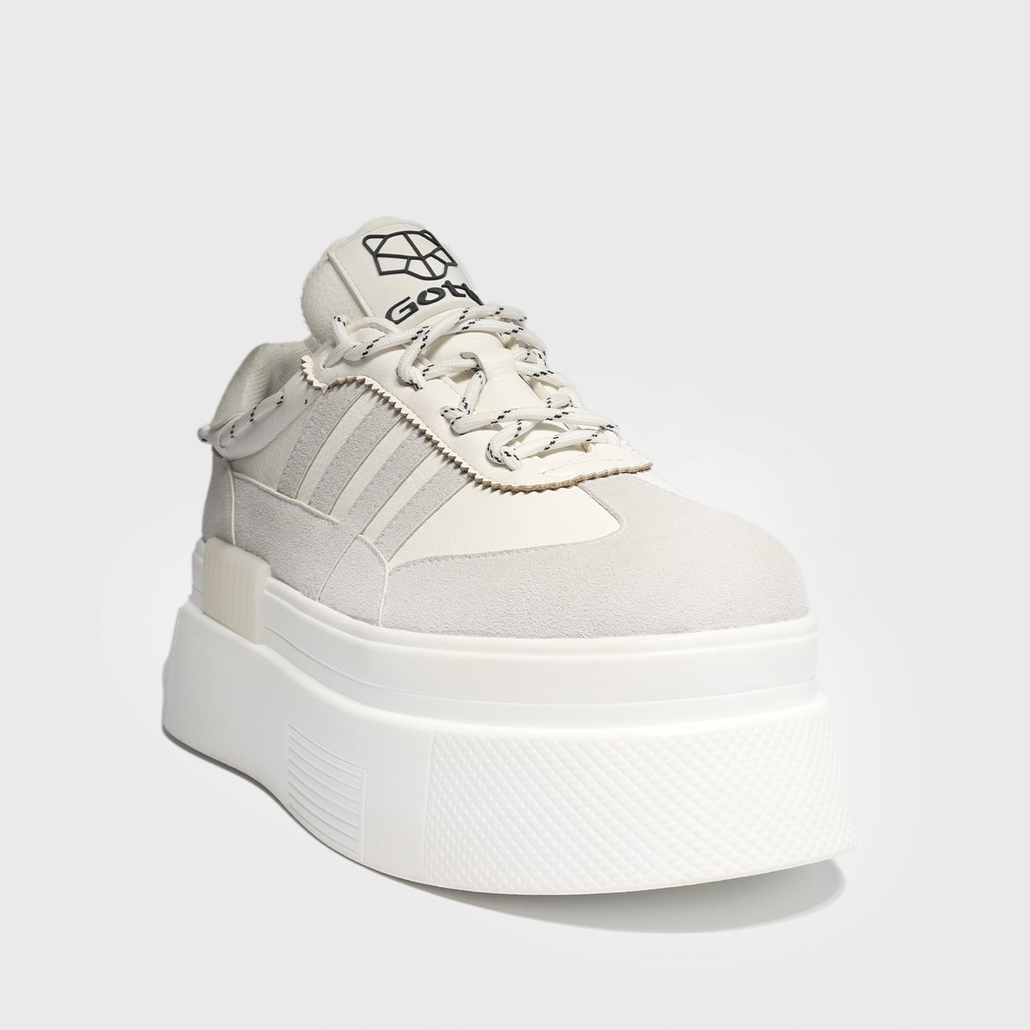 ZAPATILLA PLATAFORMA BLANCA MUJER 13412 - 2
