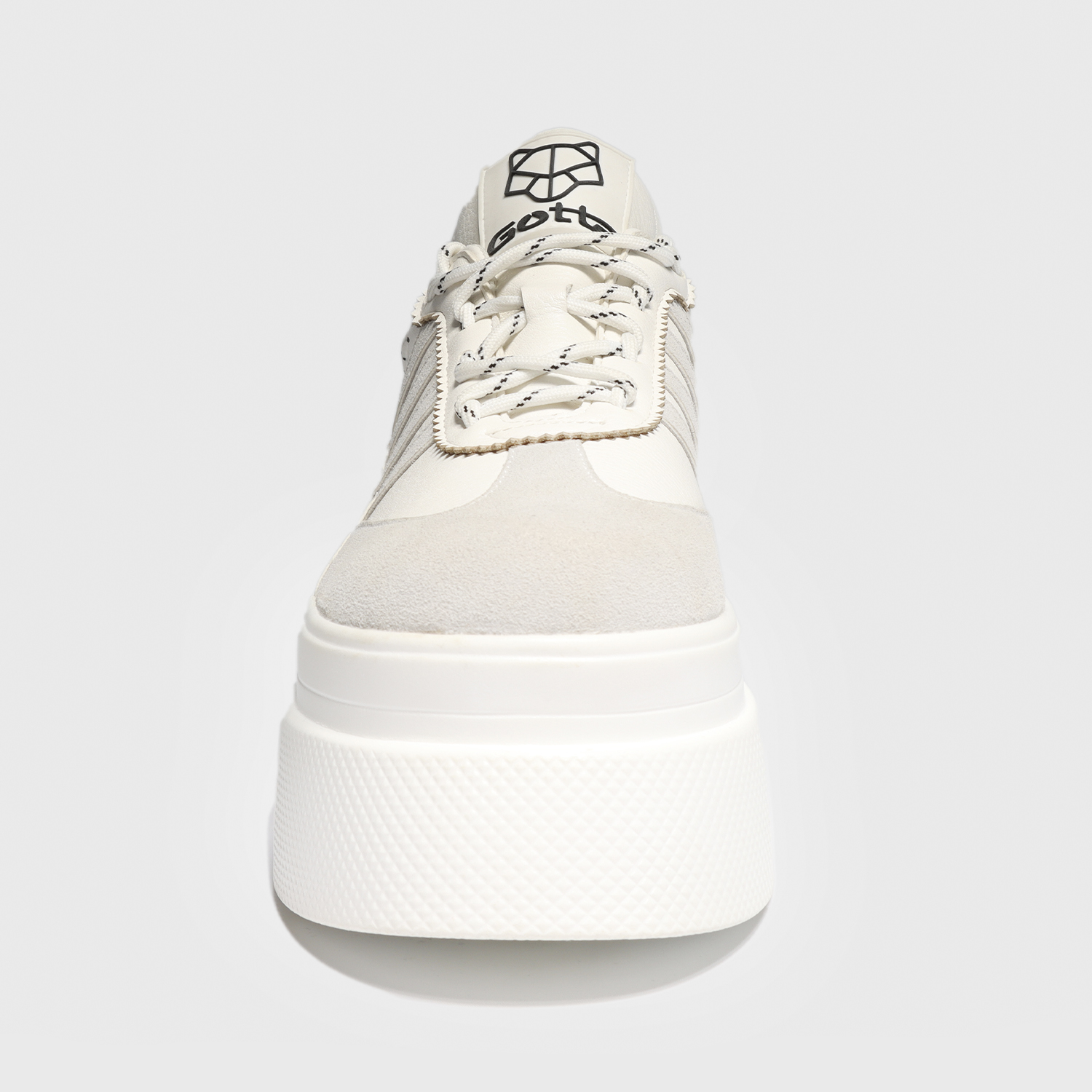 ZAPATILLA PLATAFORMA BLANCA MUJER 13412 - 3