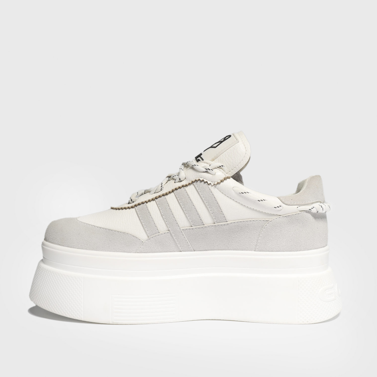 ZAPATILLA PLATAFORMA BLANCA MUJER 13412 - 4