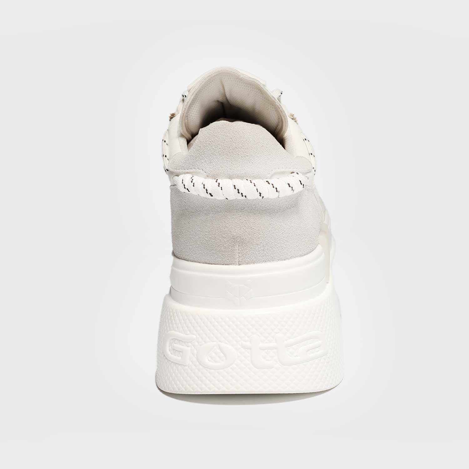 ZAPATILLA PLATAFORMA BLANCA MUJER 13412 - 5