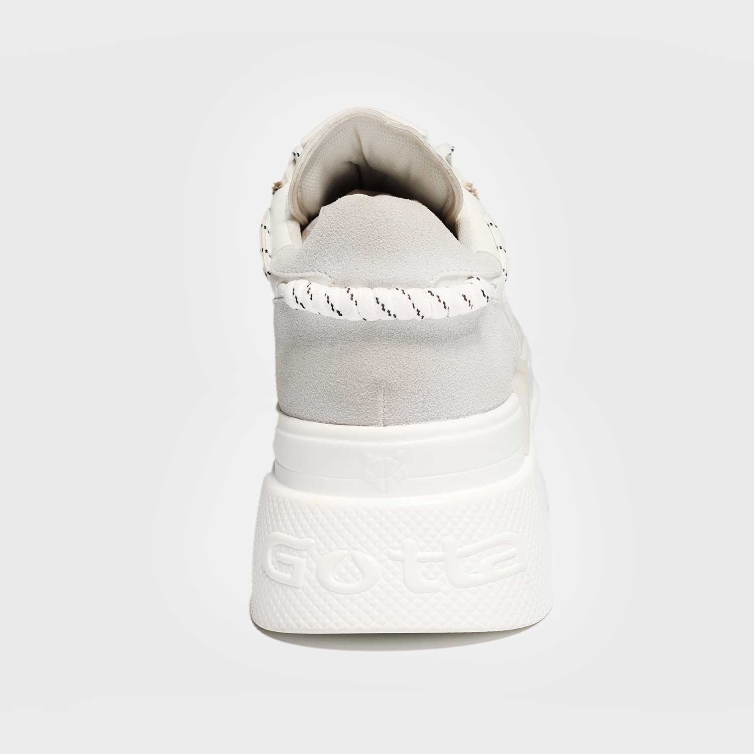 ZAPATILLA PLATAFORMA BLANCA MUJER 13412 - 5