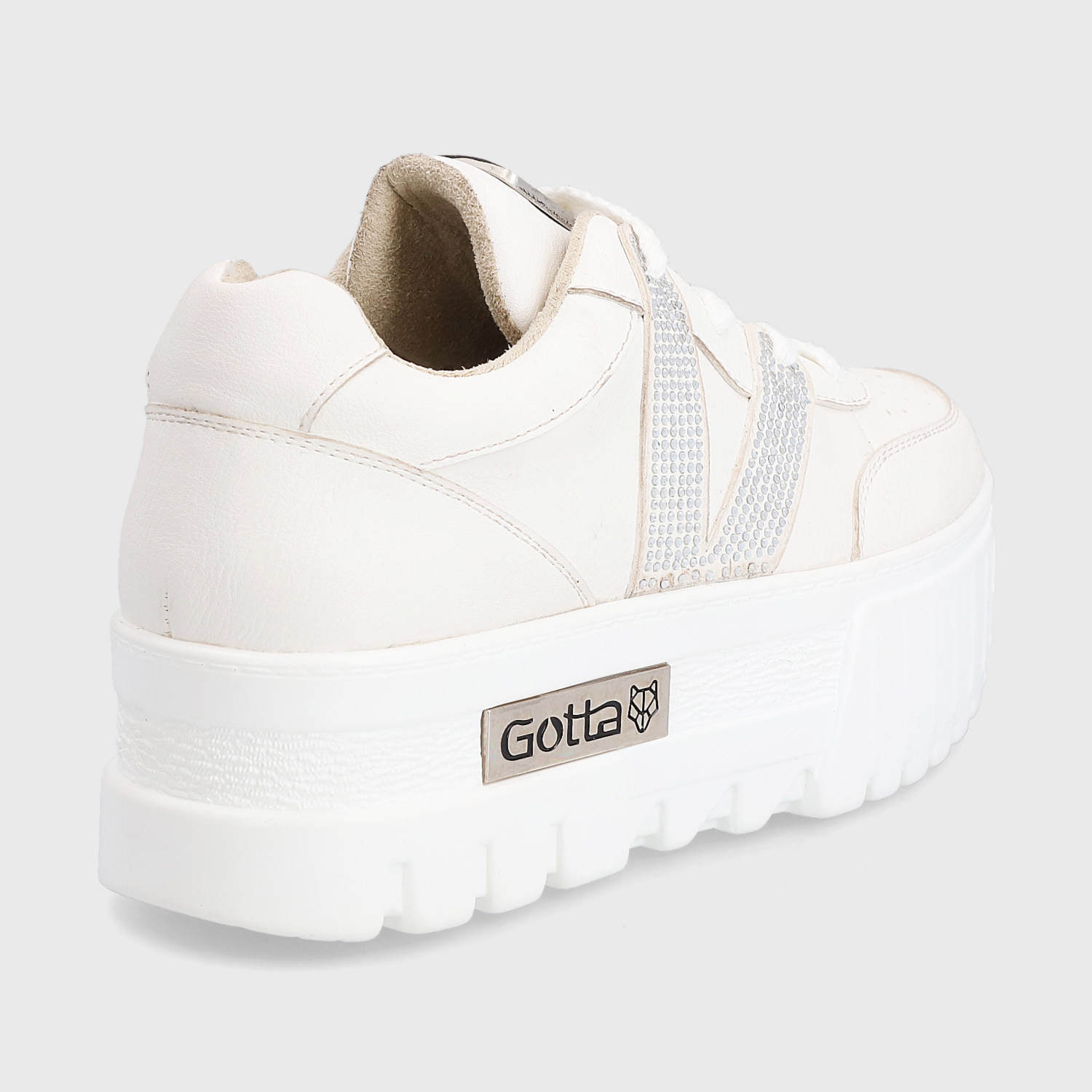 ZAPATILLA PLATAFORMA BLANCA MUJER 23242 GOTTA - 5