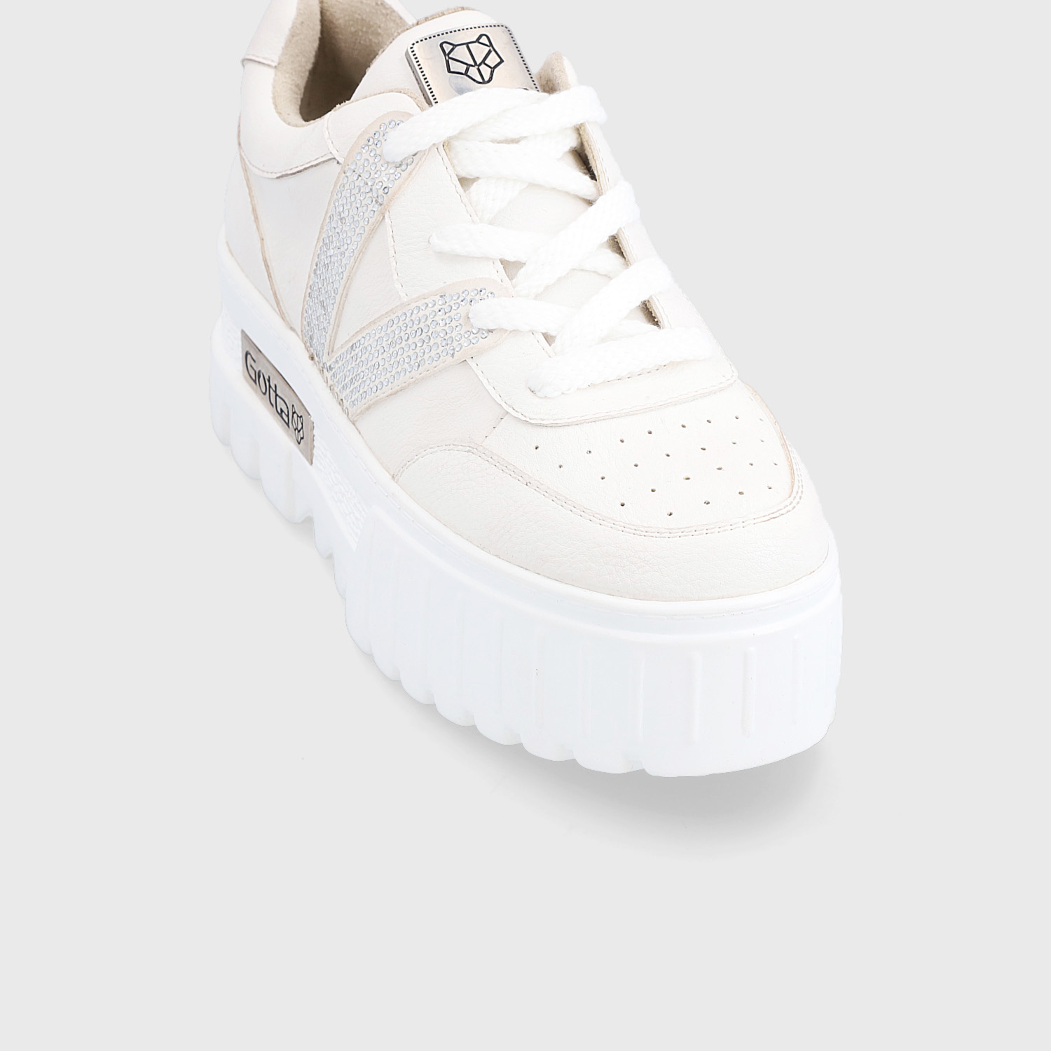ZAPATILLA PLATAFORMA BLANCA MUJER 23242 GOTTA - 6
