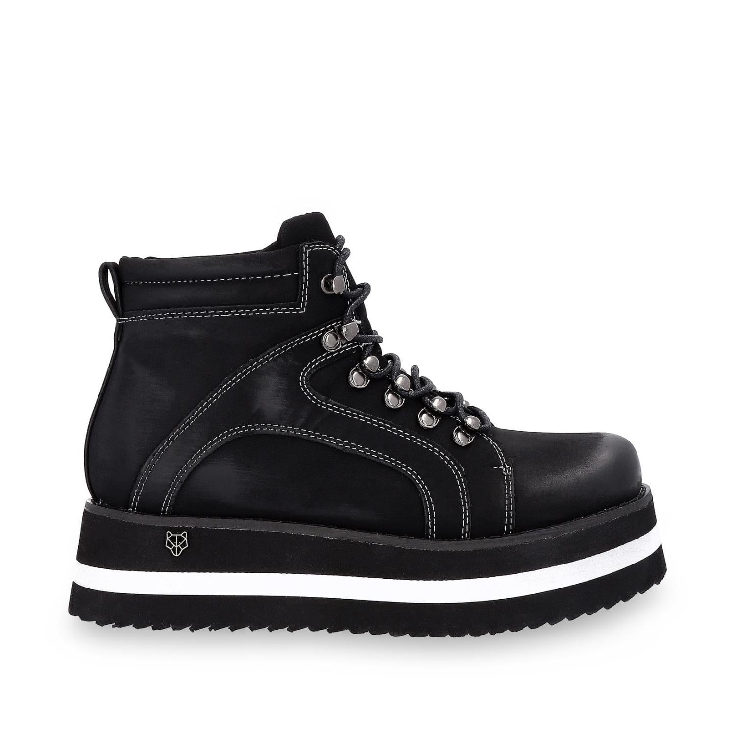 BOTINES MUJER GOTTA NEGRO 25922 PLATAFORMA - 1