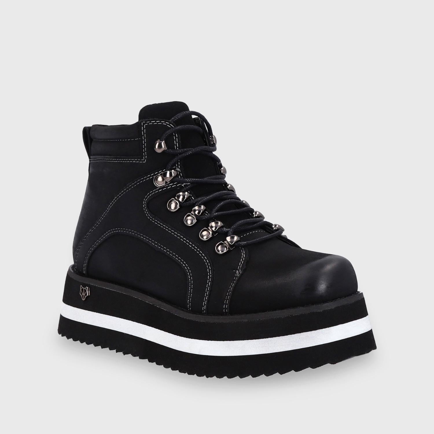 BOTINES MUJER GOTTA NEGRO 25922 PLATAFORMA - 2
