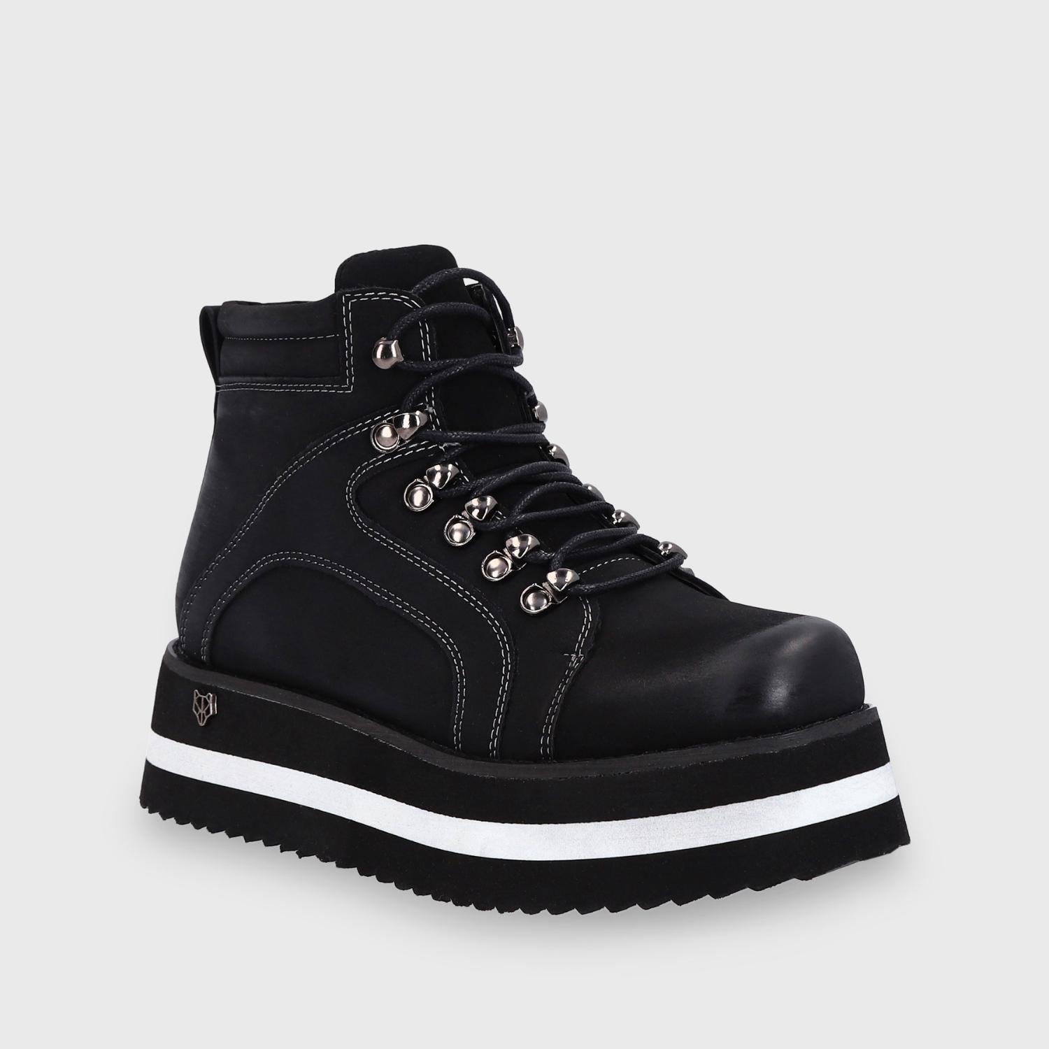 BOTINES MUJER GOTTA NEGRO 25922 PLATAFORMA - 2