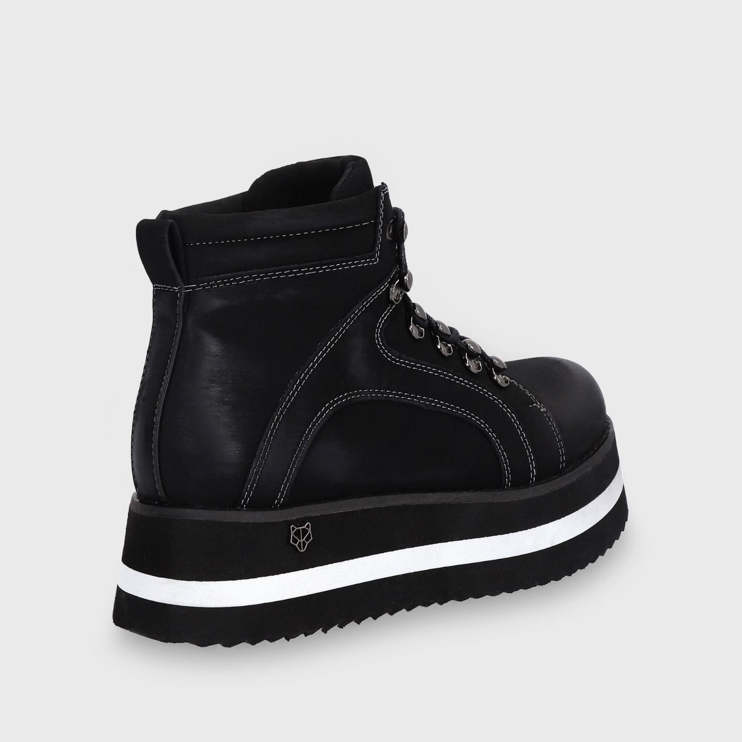 BOTINES MUJER GOTTA NEGRO 25922 PLATAFORMA - 5