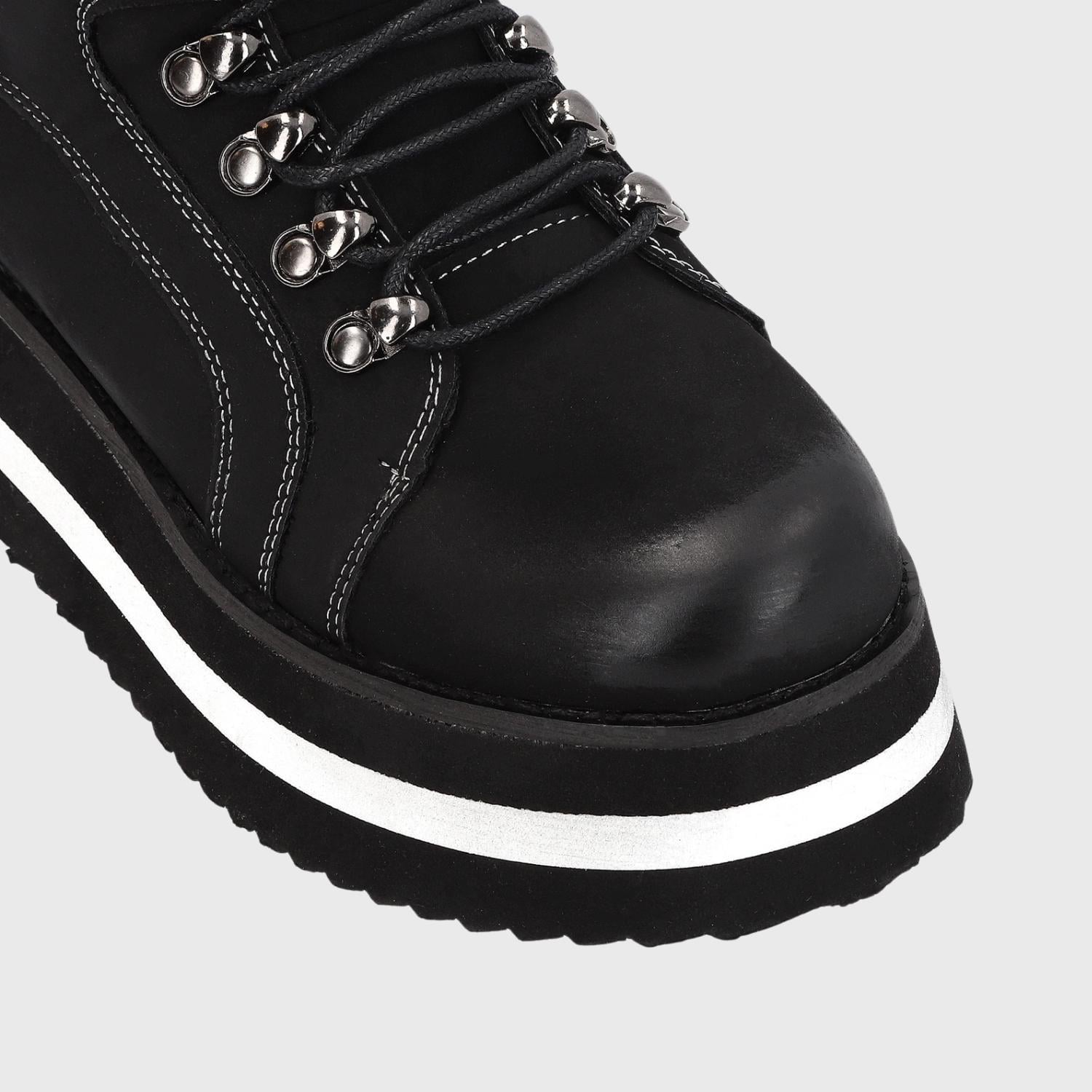 BOTINES MUJER GOTTA NEGRO 25922 PLATAFORMA - 6