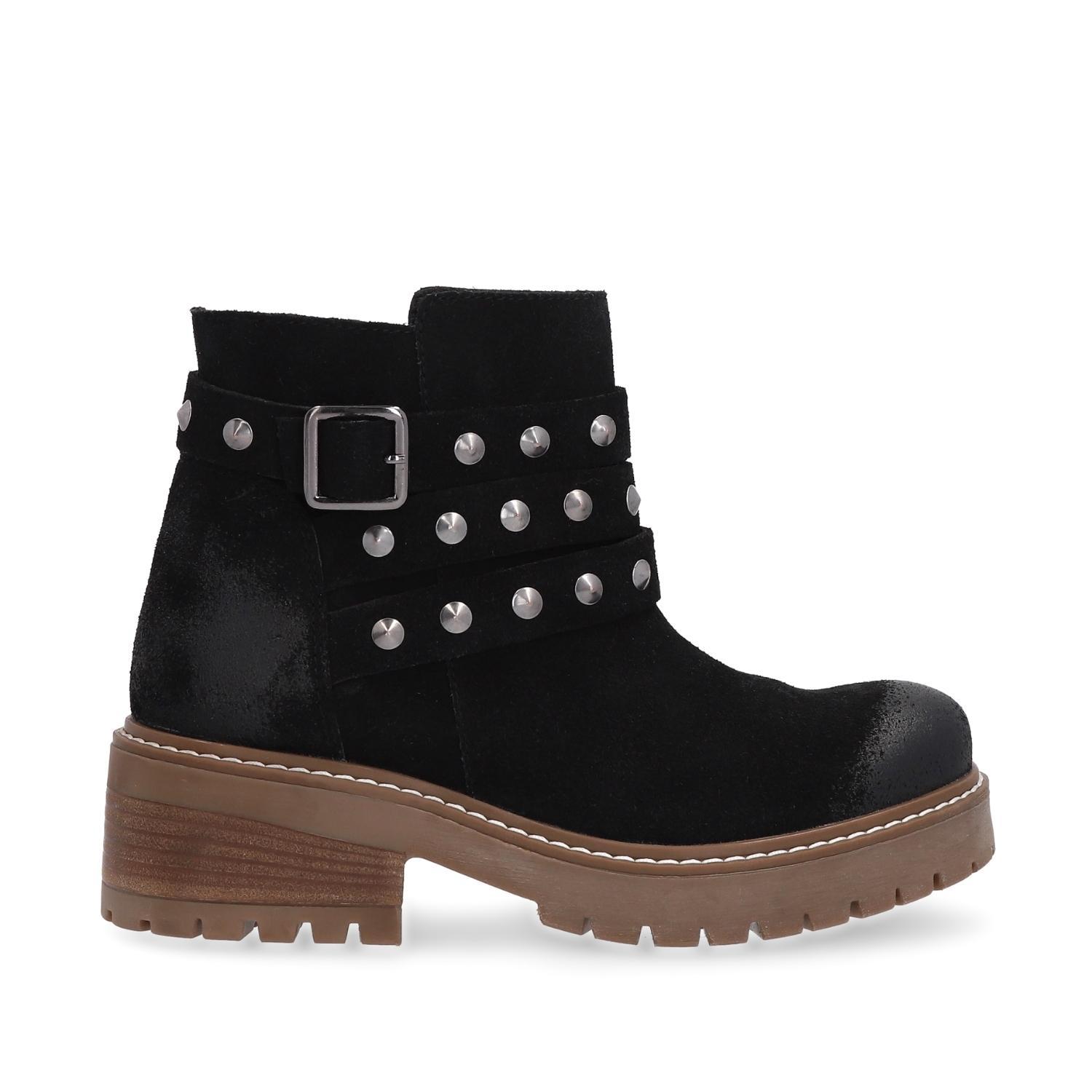BOTINES MUJER GOTTA CUERO NEGRO 28504 - 1