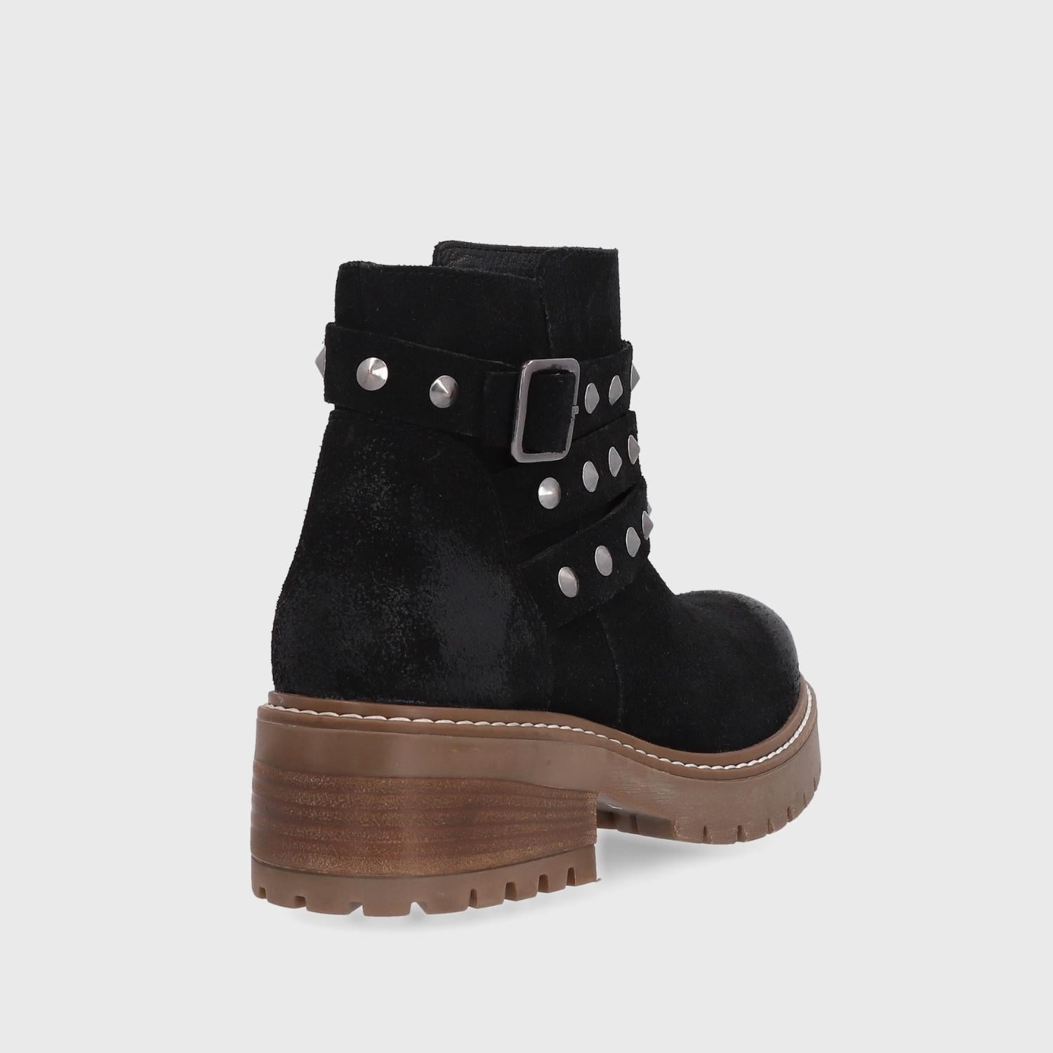 BOTINES MUJER GOTTA CUERO NEGRO 28504 - 5