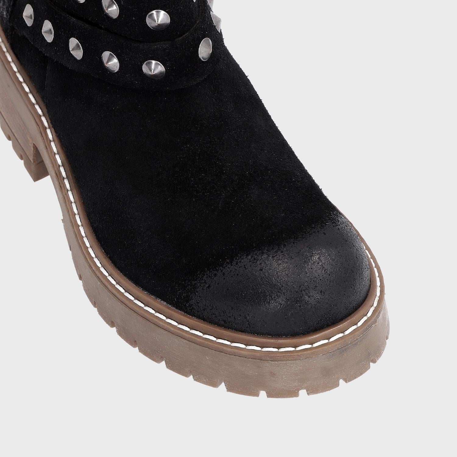 BOTINES MUJER GOTTA CUERO NEGRO 28504 - 6