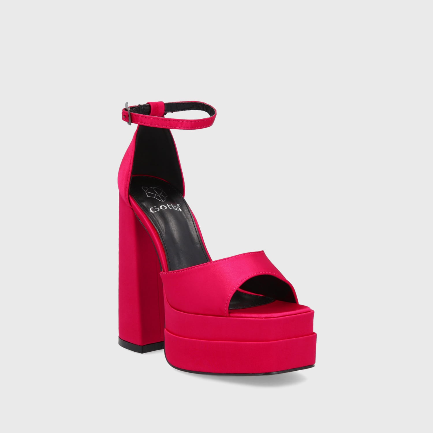 SANDALIAS MUJER GOTTA FUCSIA PLATAFORMA 25911 - 2