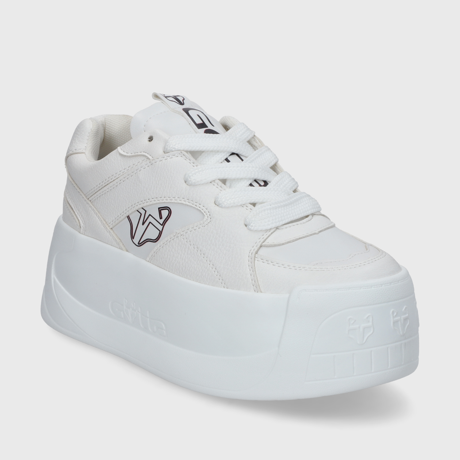 ZAPATILLA PLATAFORMA BLANCA MUJER C7325 GOTTA - 2