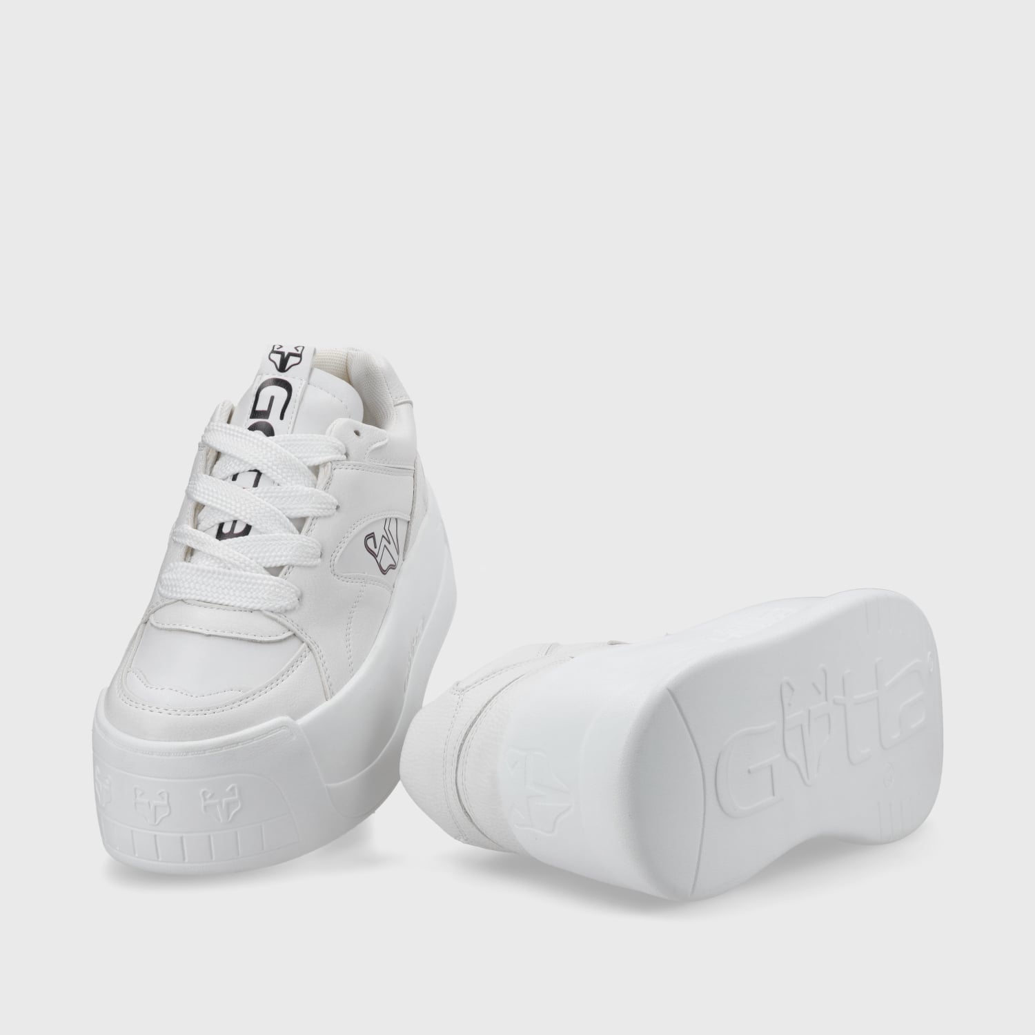 ZAPATILLA PLATAFORMA BLANCA MUJER C7325 GOTTA - 7