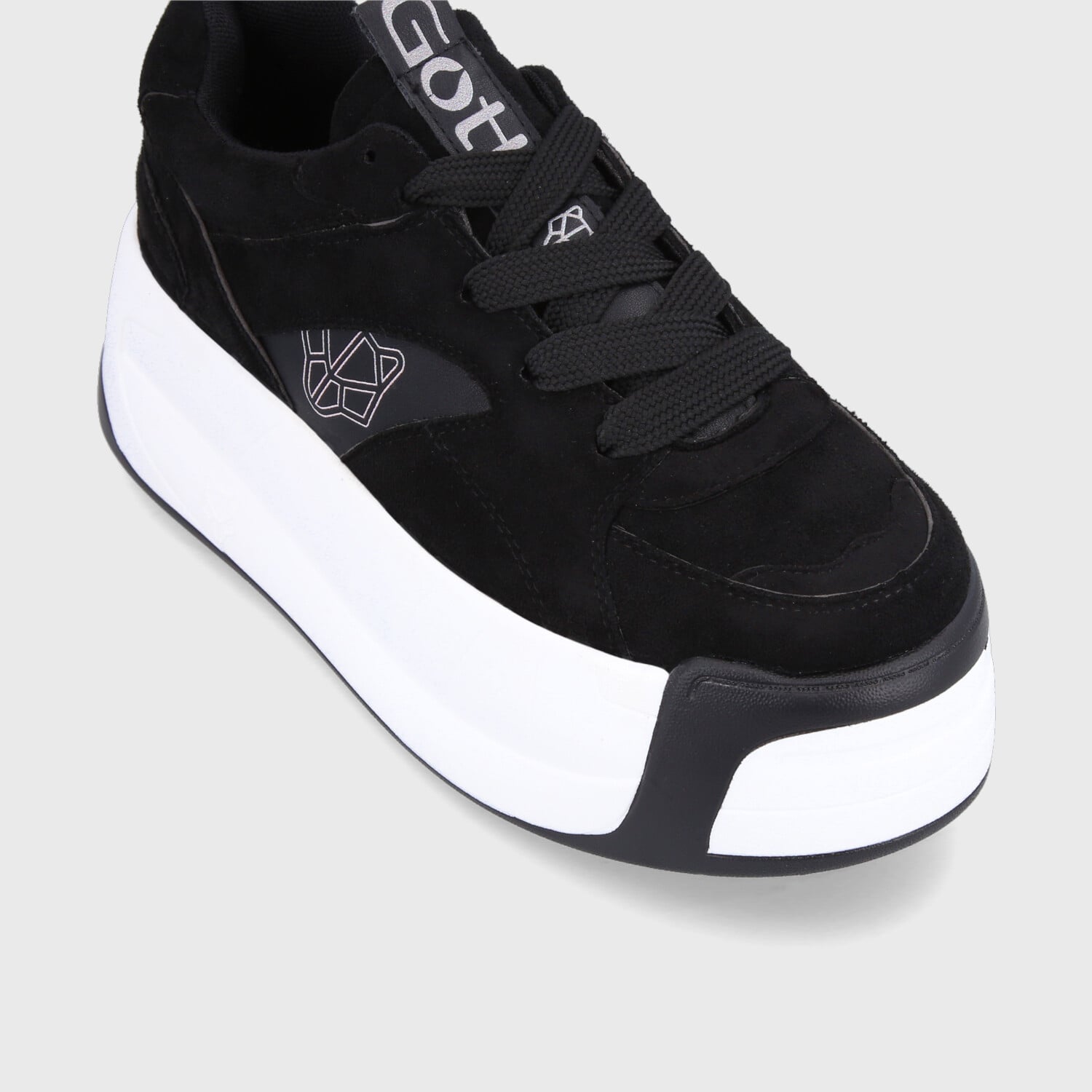 ZAPATILLA PLATAFORMA NEGRA MUJER C7325 GOTTA - 6