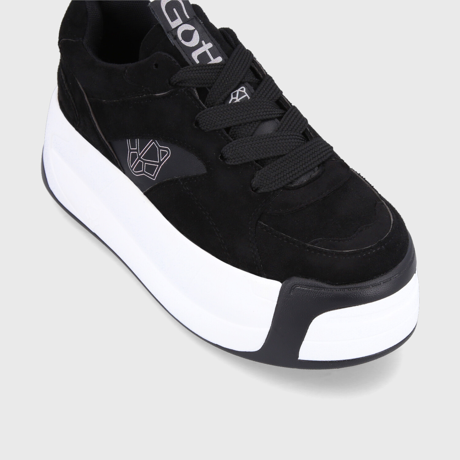 ZAPATILLA PLATAFORMA NEGRA MUJER C7325 GOTTA - 6