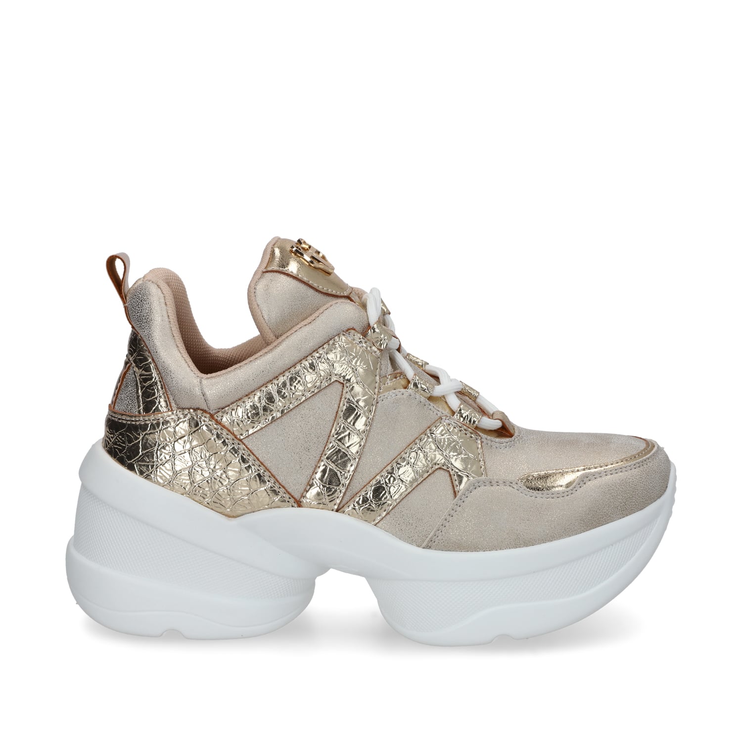 ZAPATILLA PLATAFORMA DORADA MUJER C7293 GOTTA - 2