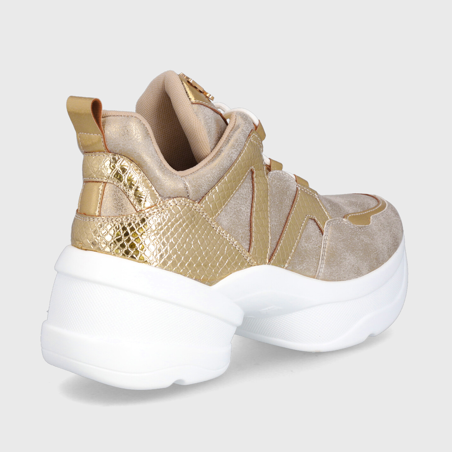 ZAPATILLA PLATAFORMA DORADA MUJER C7293 GOTTA - 9