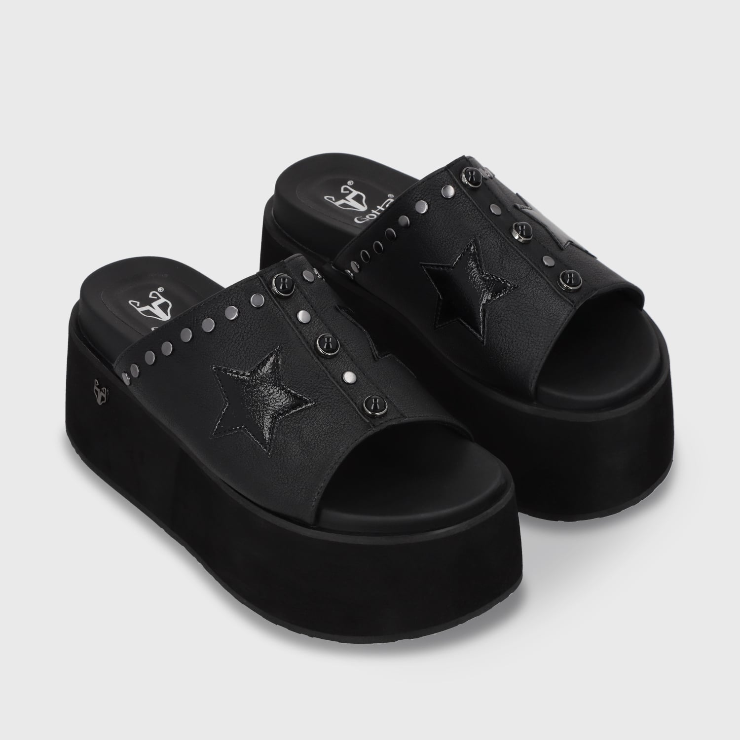 SANDALIAS MUJER GOTTA NEGRO PLATAFORMA 35182 - 3