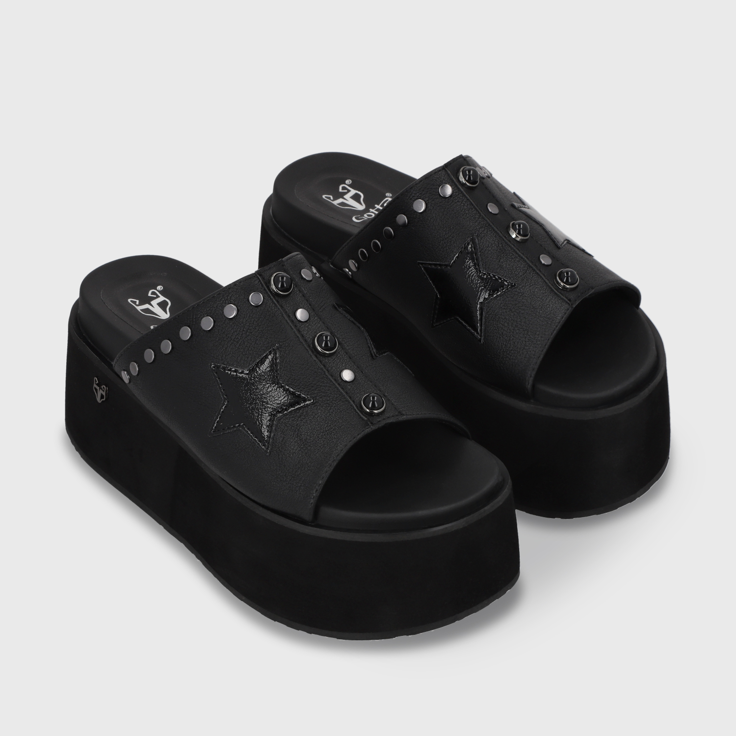 SANDALIAS MUJER GOTTA NEGRO PLATAFORMA 35182 - 3