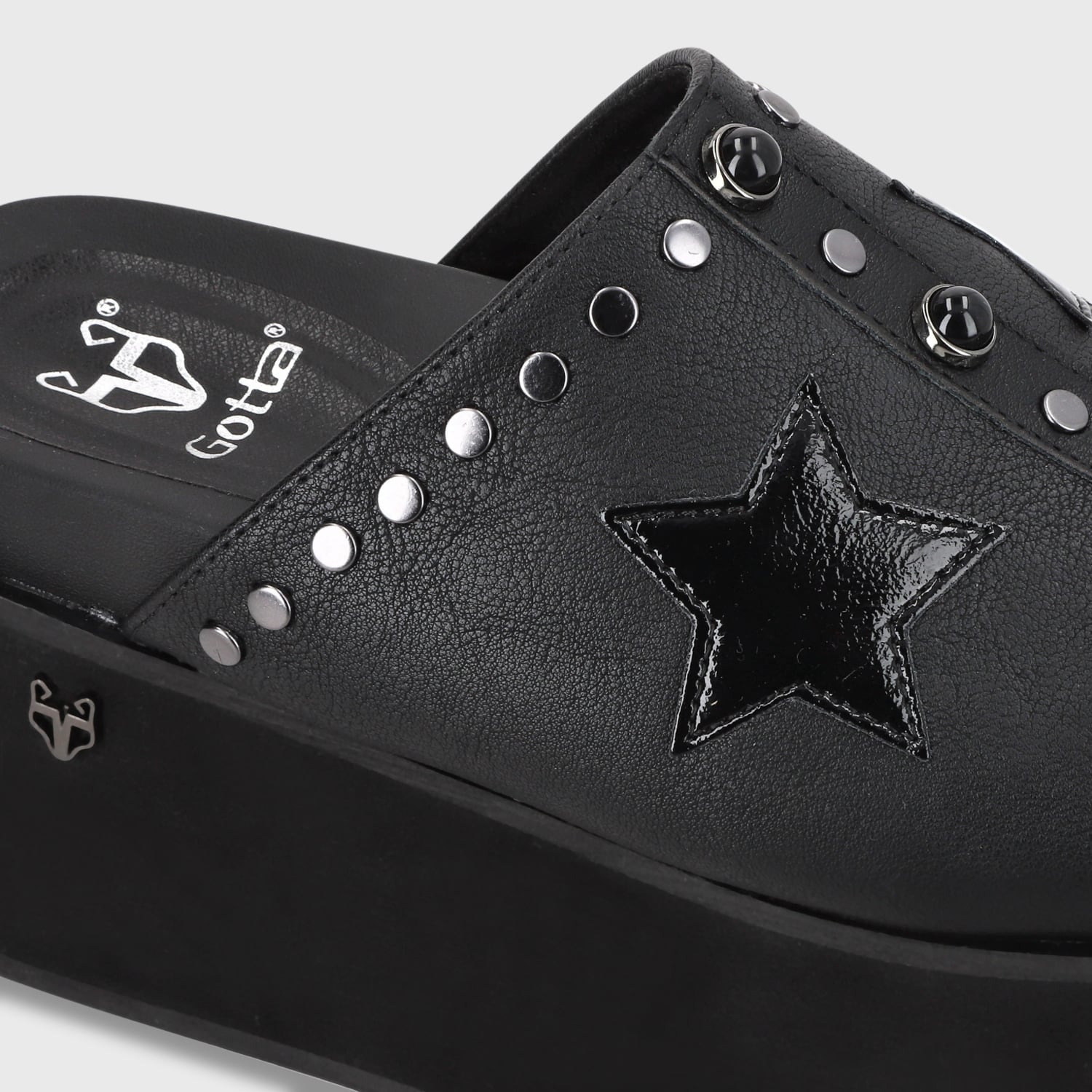 SANDALIAS MUJER GOTTA NEGRO PLATAFORMA 35182 - 6