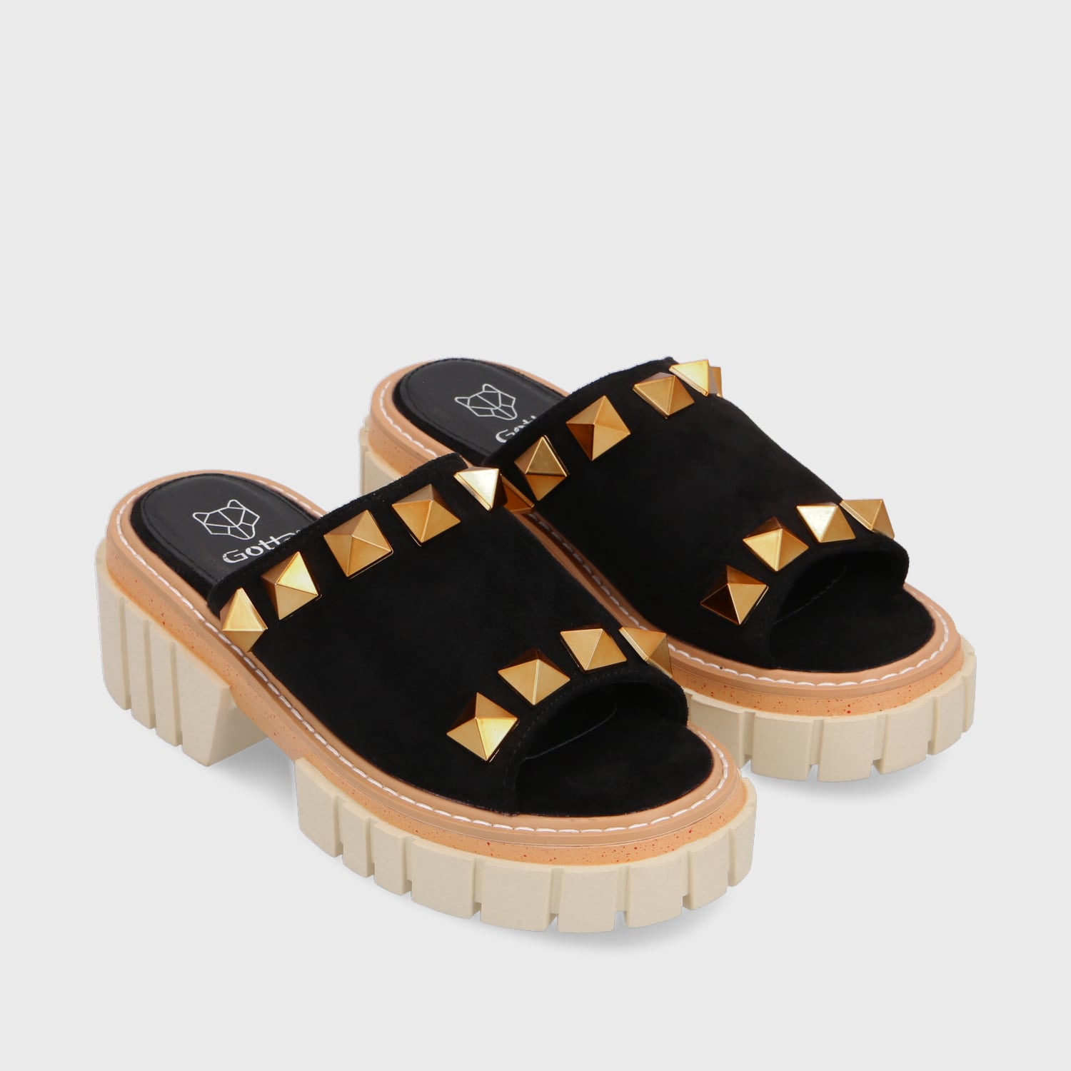 SANDALIAS MUJER GOTTA NEGRO PLATAFORMA 35162 - 3