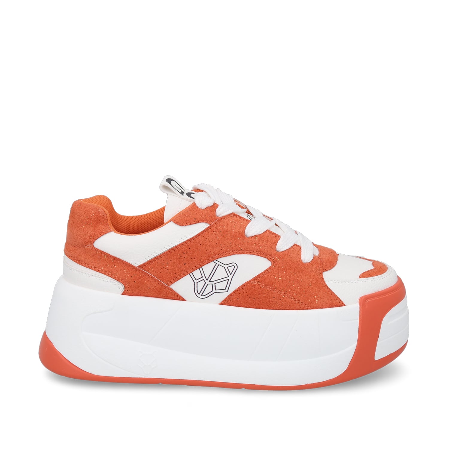 ZAPATILLA PLATAFORMA NARANJA MUJER C7325 - 1