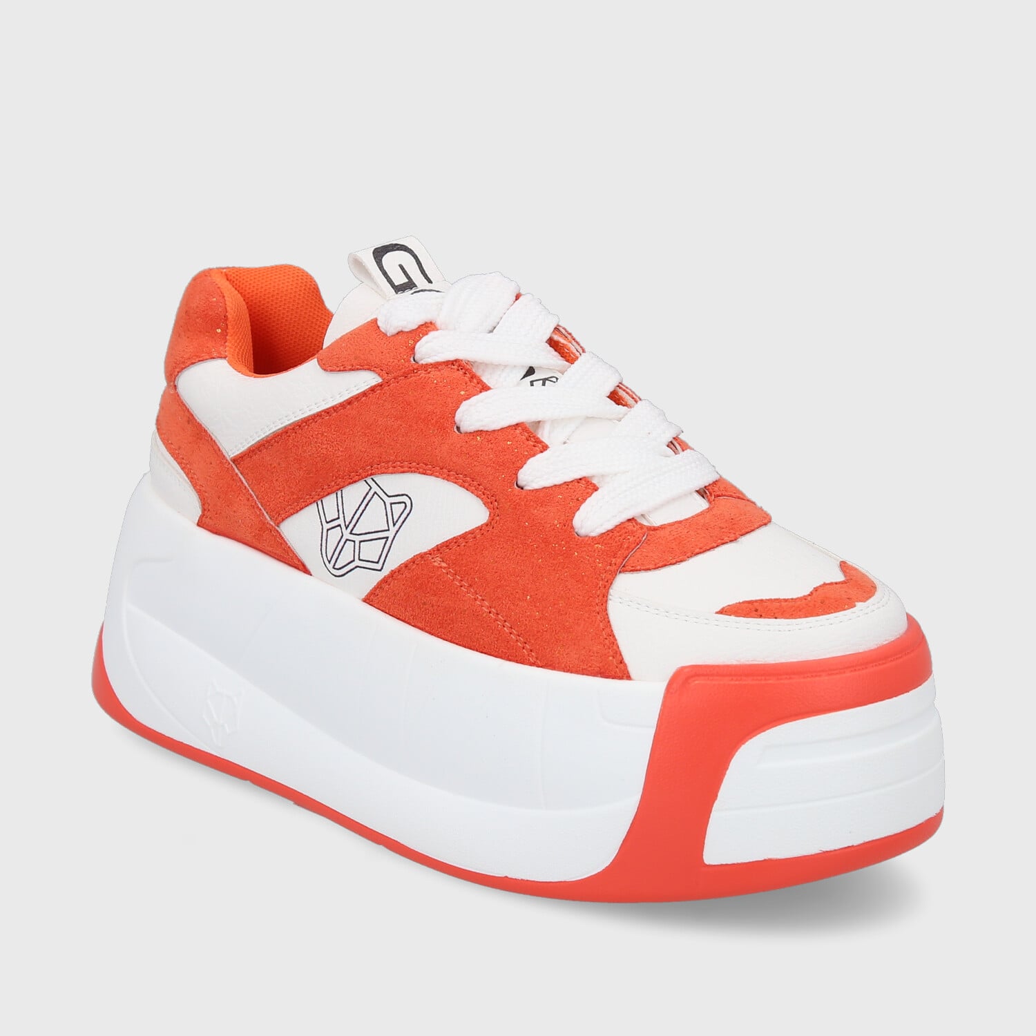 ZAPATILLA PLATAFORMA NARANJA MUJER C7325 - 2