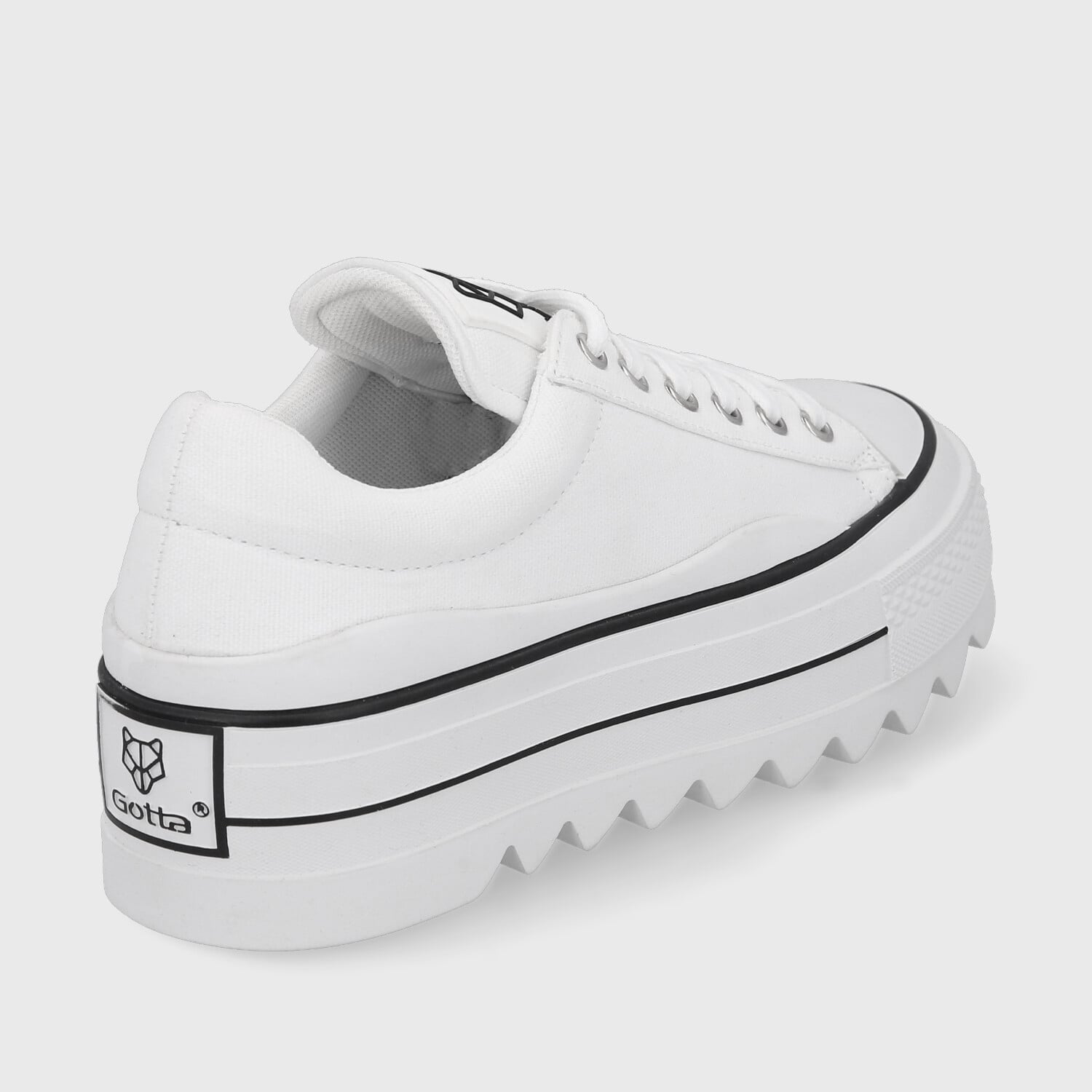 ZAPATILLA PLATAFORMA BLANCA  MUJER 33740 - 5