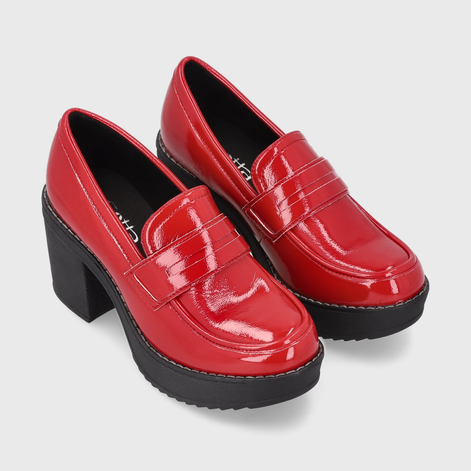 ZAPATOS DE VESTIR MUJER GOTTA ROJO 13503 CHAROL - 3