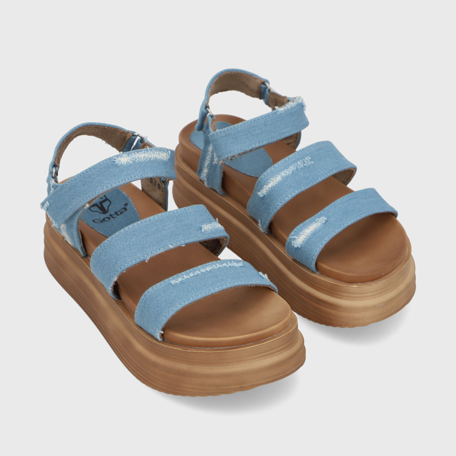 SANDALIAS MUJER GOTTA CELESTE DENIM 15711 - 3