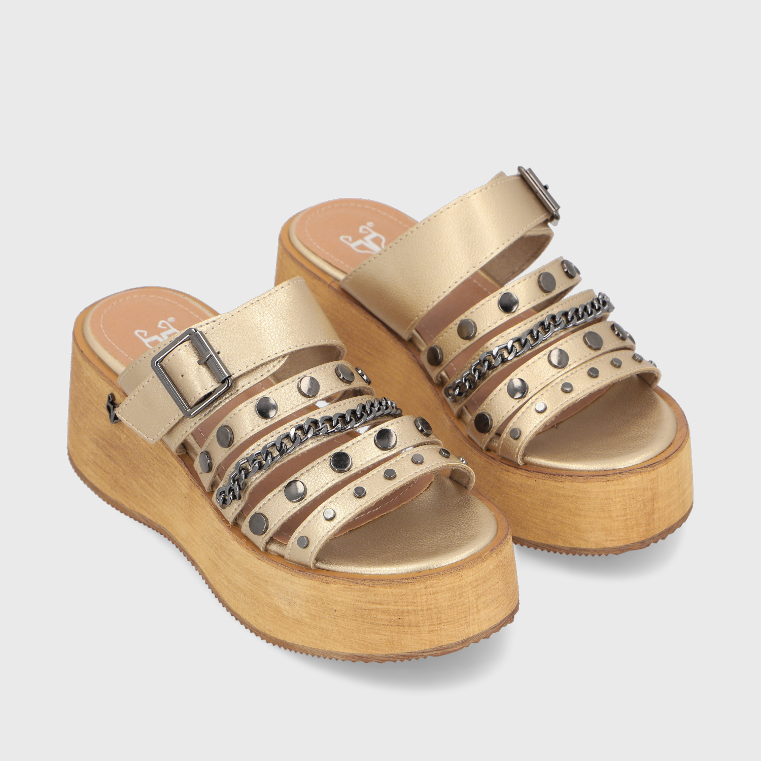 SANDALIAS MUJER GOTTA DORADO 45841 - 3