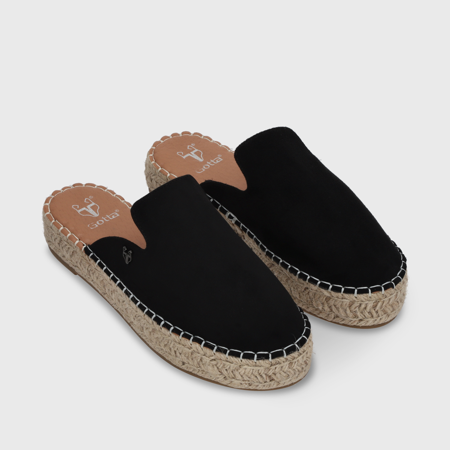 SANDALIAS MUJER GOTTA NEGRO 45721 PUNTILLA YUTE - 3