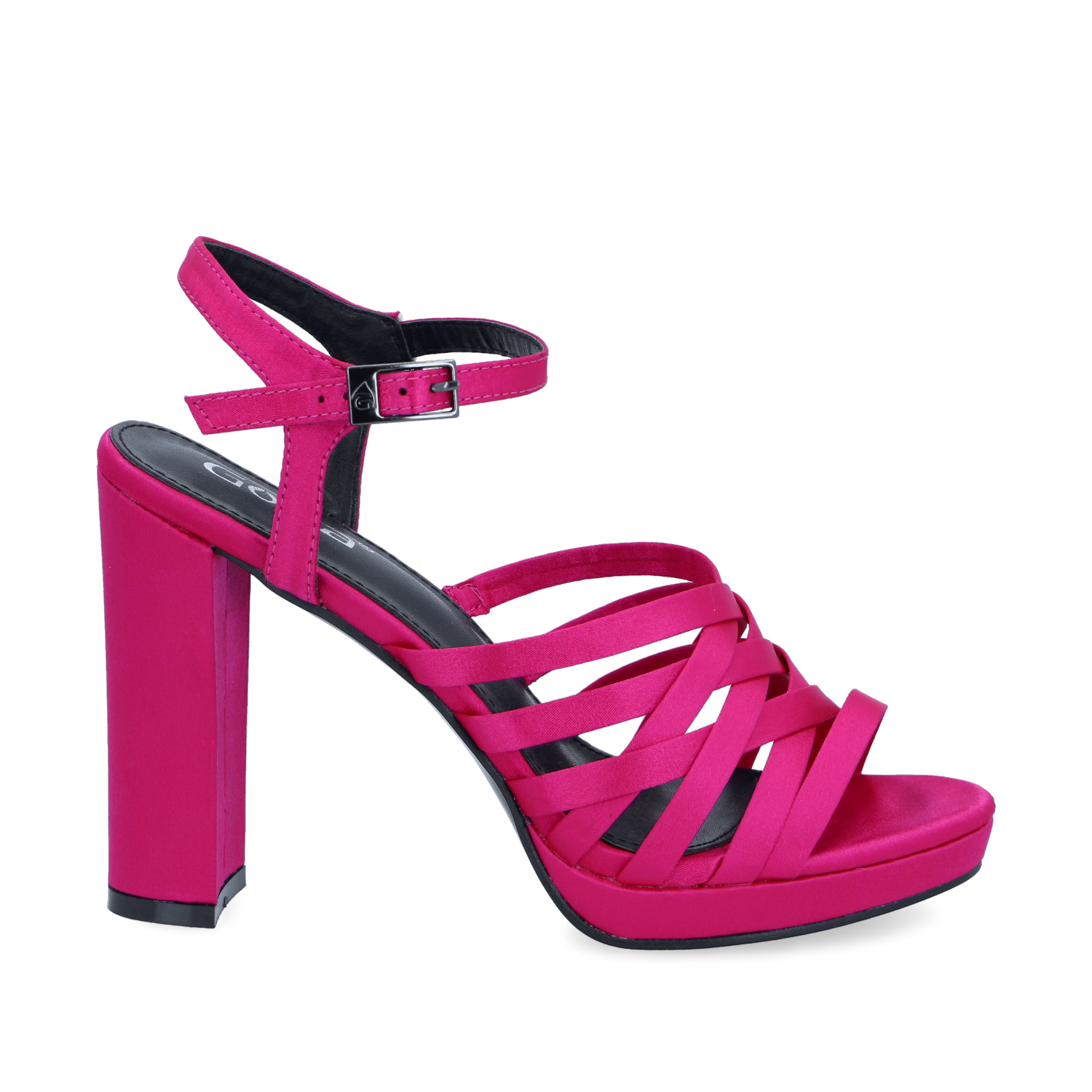 SANDALIAS MUJER GOTTA FUCSIA SATIN 15837 - 1