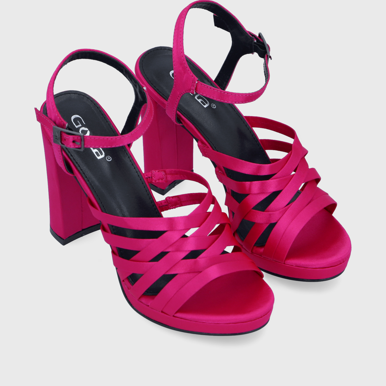 SANDALIAS MUJER GOTTA FUCSIA SATIN 15837 - 6