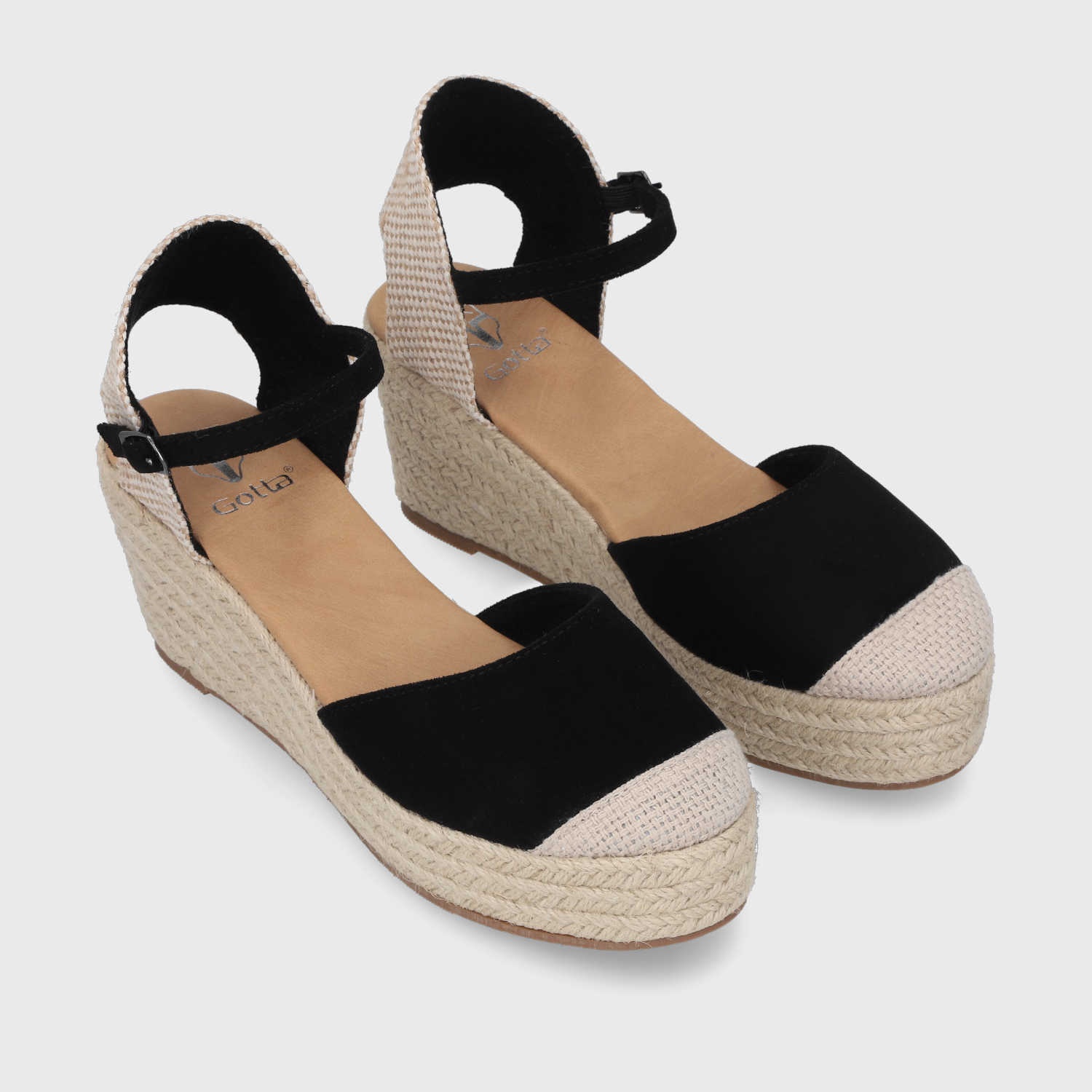 SANDALIAS MUJER GOTTA NEGRO YUTE 45711 - 3