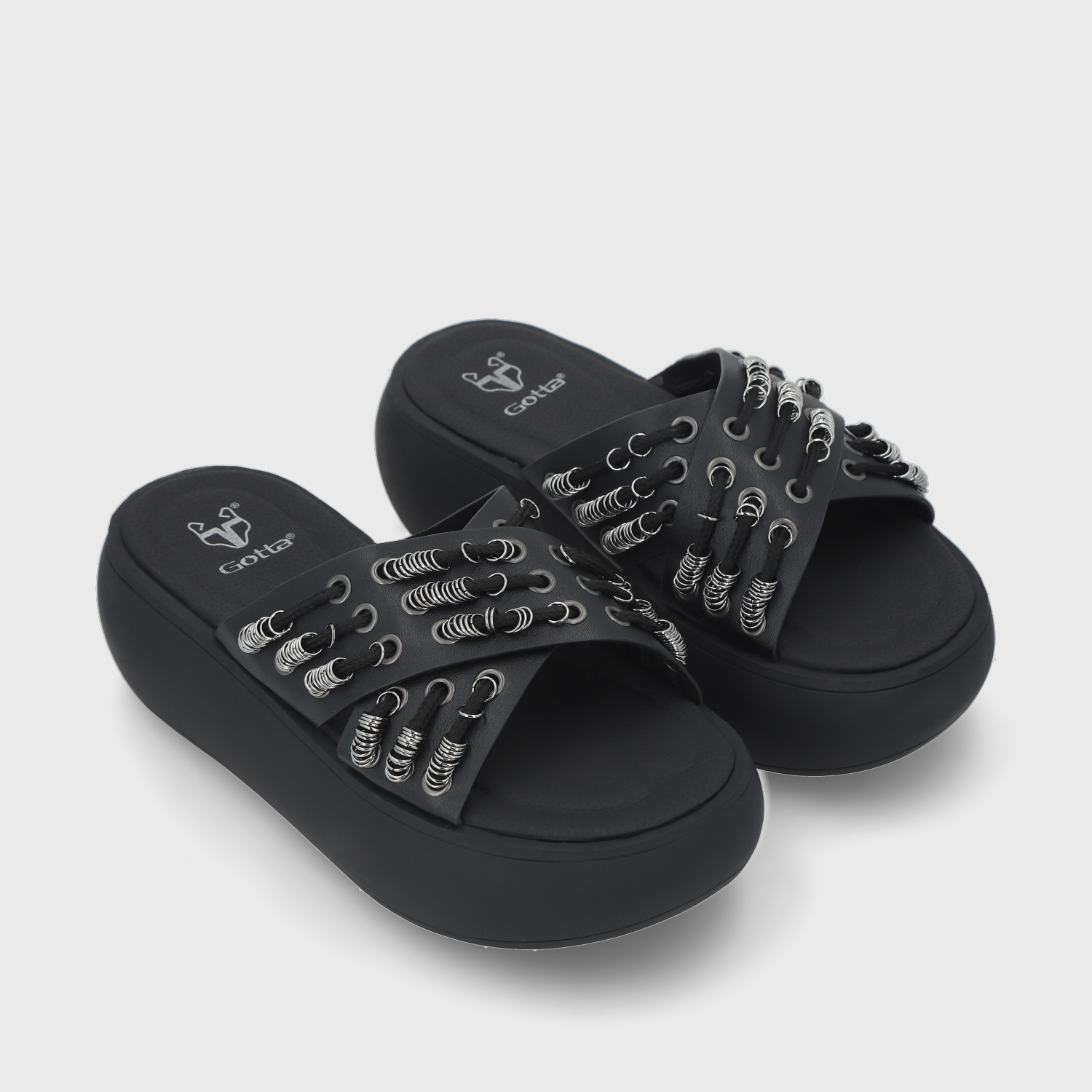 SANDALIAS MUJER GOTTA NEGRO 43033 - 3