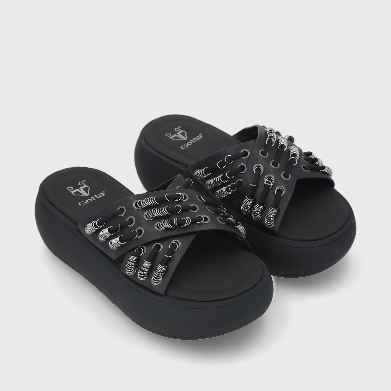SANDALIAS MUJER GOTTA NEGRO 43033 - 3