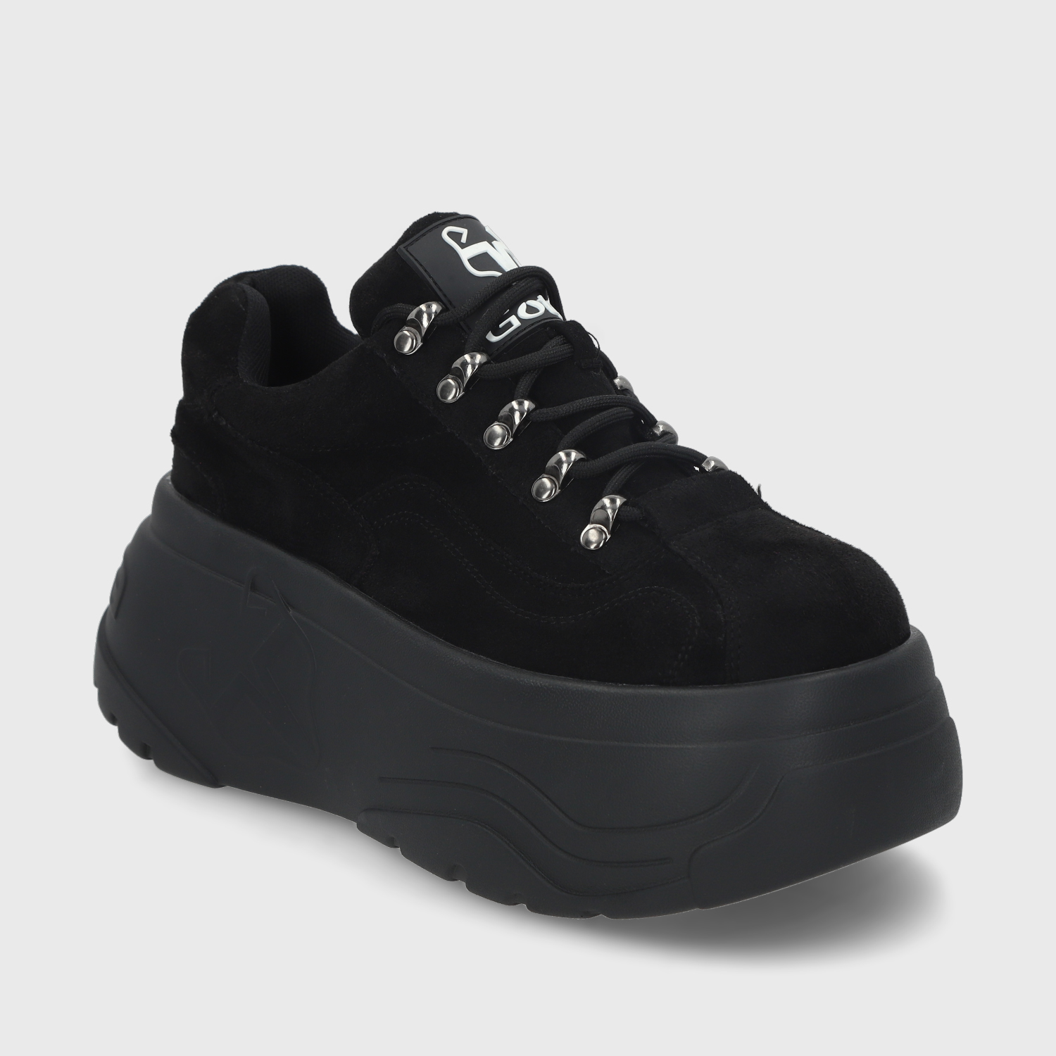 ZAPATILLA PLATAFORMA NEGRA MUJER 43061 GOTTA - 2