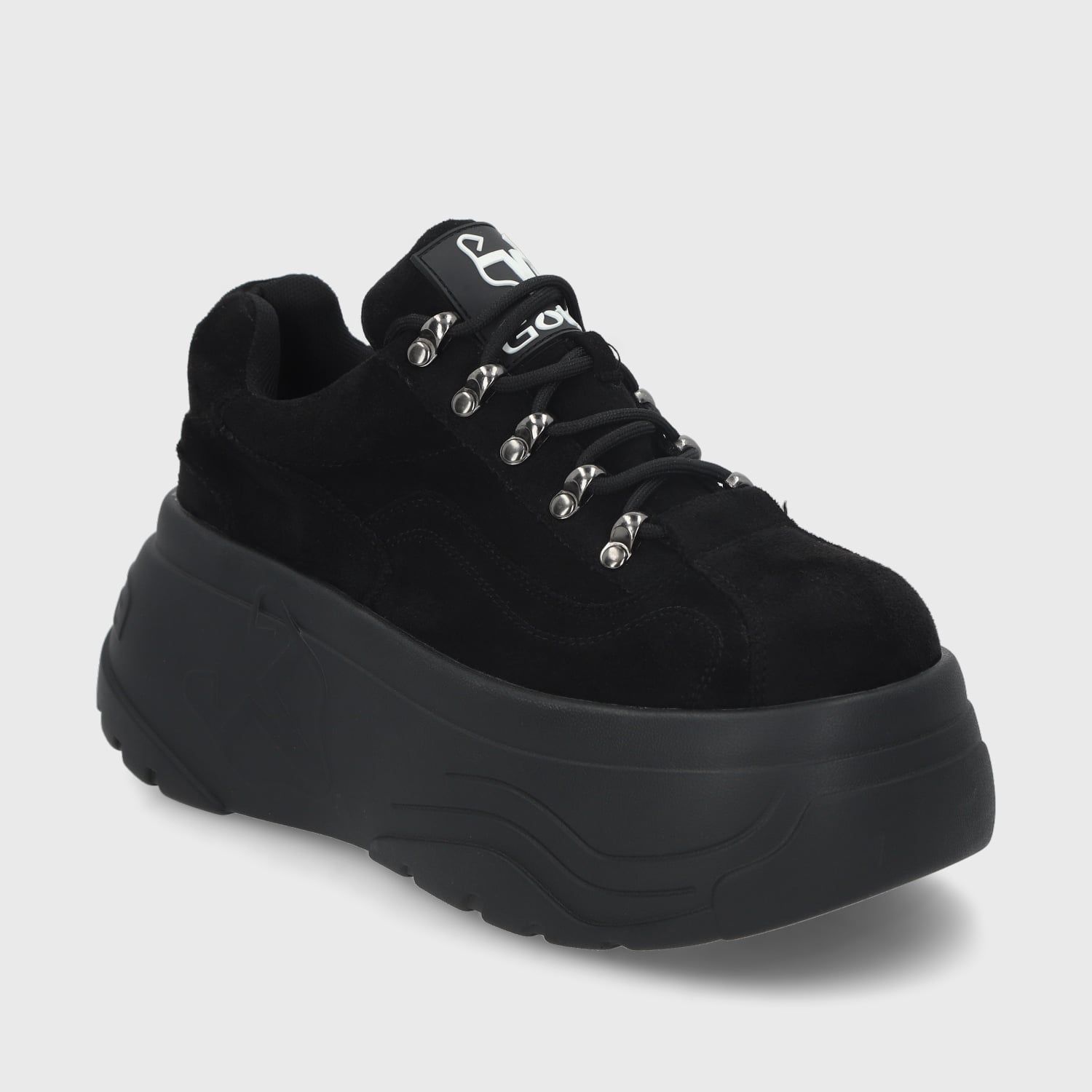 ZAPATILLA PLATAFORMA NEGRA MUJER 43061 GOTTA - 2